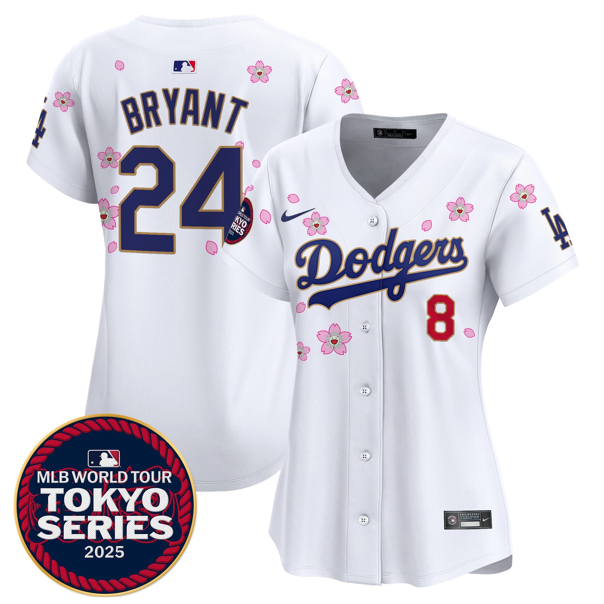 Women’s Tokyo Series 2025 Gold Trim Vapor Premier Limited Jersey V2 – Stitched