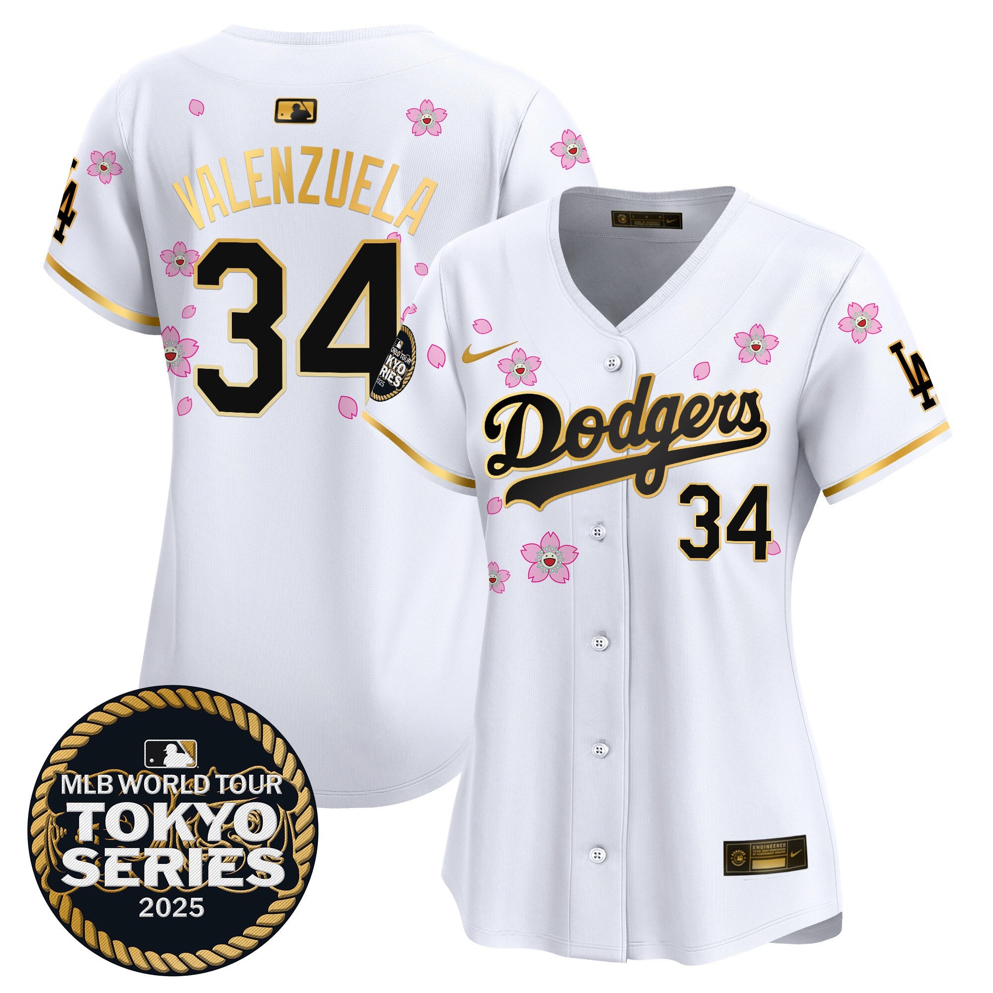 Women’s Tokyo Series 2025 Gold Trim Vapor Premier Limited Jersey V2 – Stitched