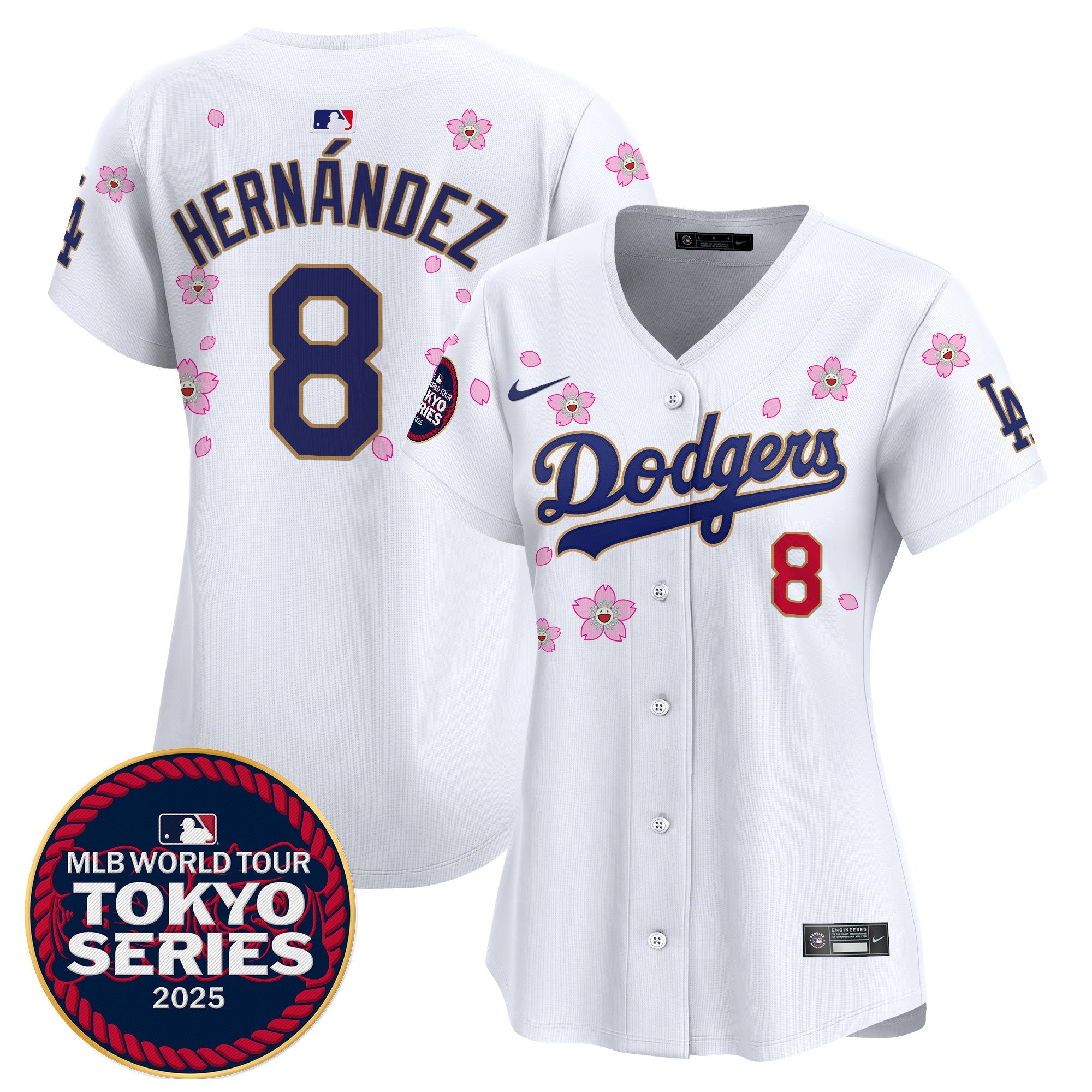 Women’s Tokyo Series 2025 Gold Trim Vapor Premier Limited Jersey V2 – Stitched