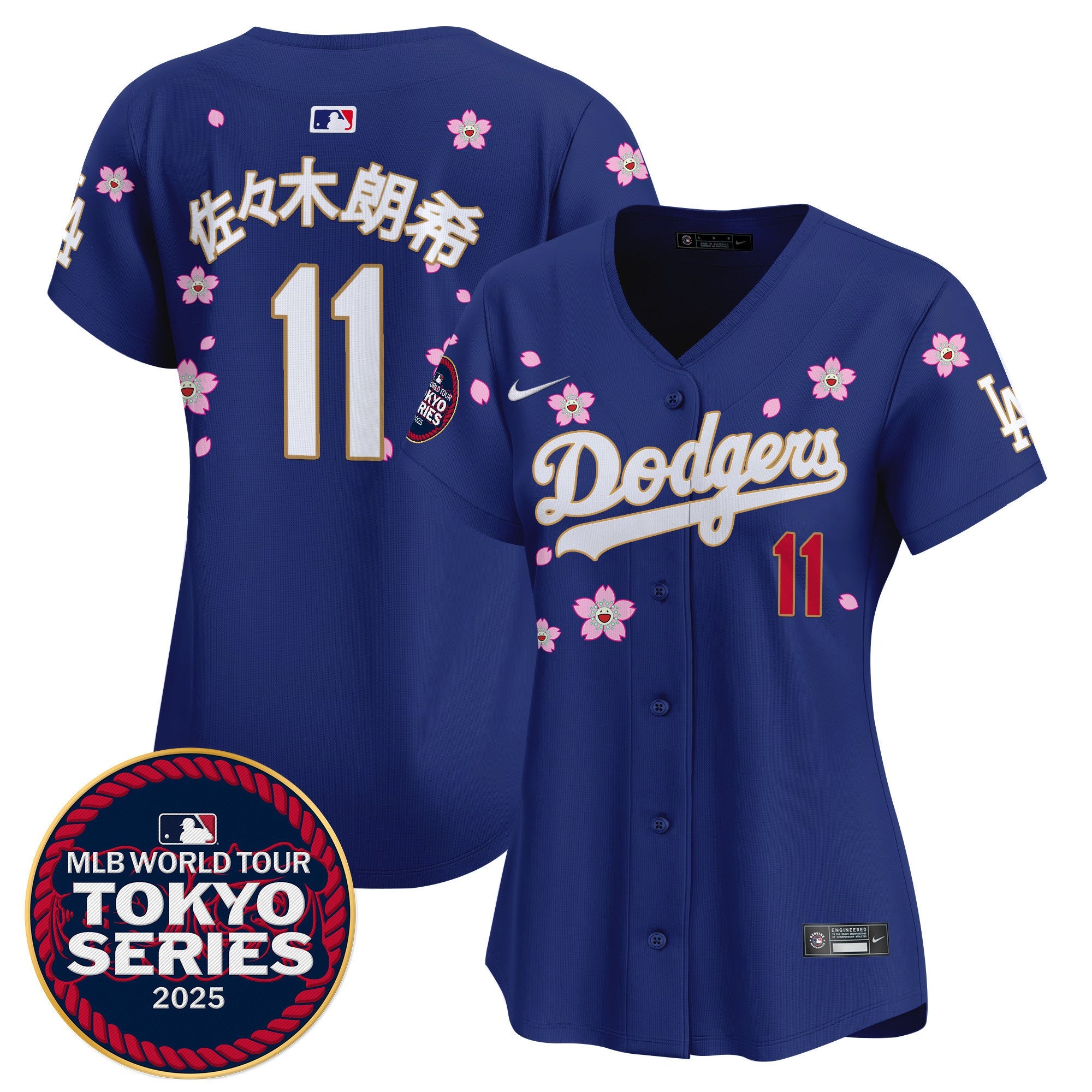 Women’s Tokyo Series 2025 Gold Trim Vapor Premier Limited Jersey V2 – Stitched