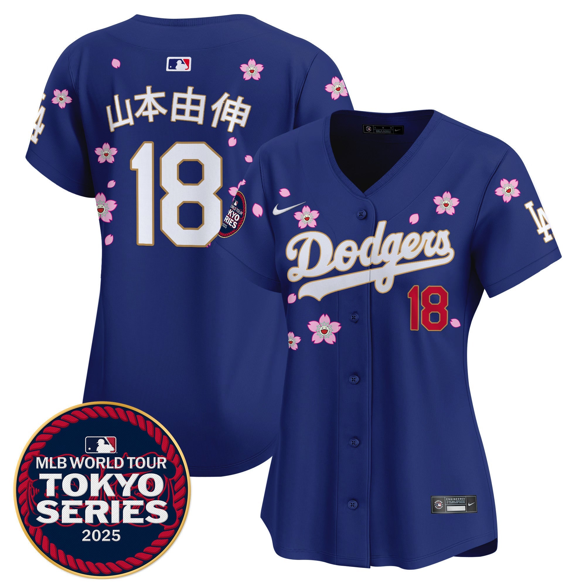 Women’s Tokyo Series 2025 Gold Trim Vapor Premier Limited Jersey V2 – Stitched