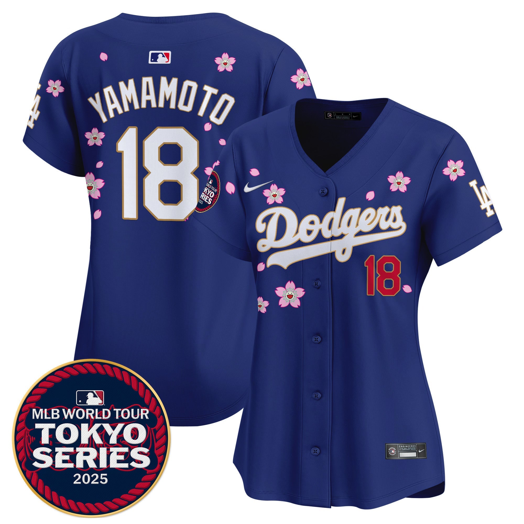 Women’s Tokyo Series 2025 Gold Trim Vapor Premier Limited Jersey V2 – Stitched