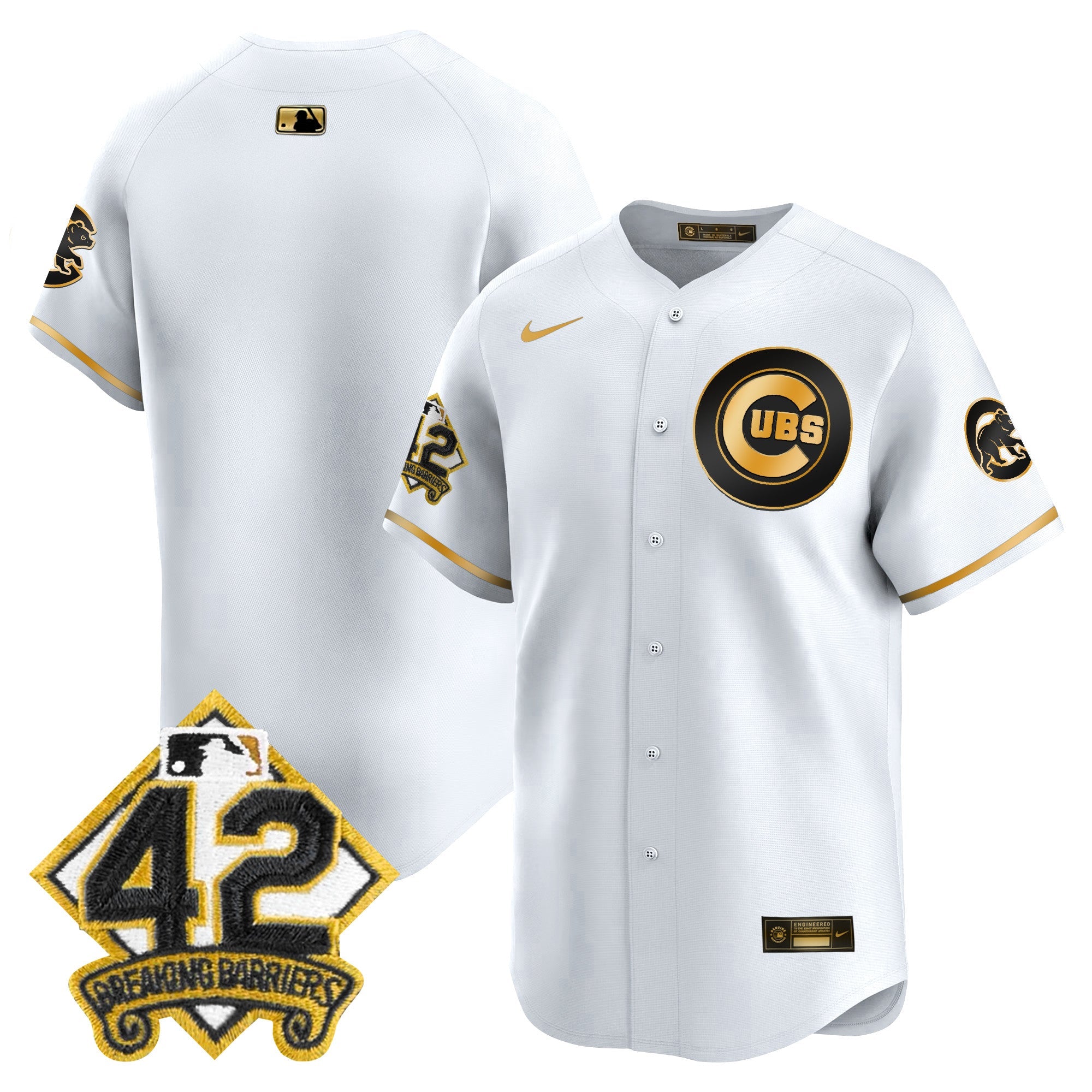 Men’s Chicago 2025 Jackie Robinson Patch Vapor Premier Limited Jersey