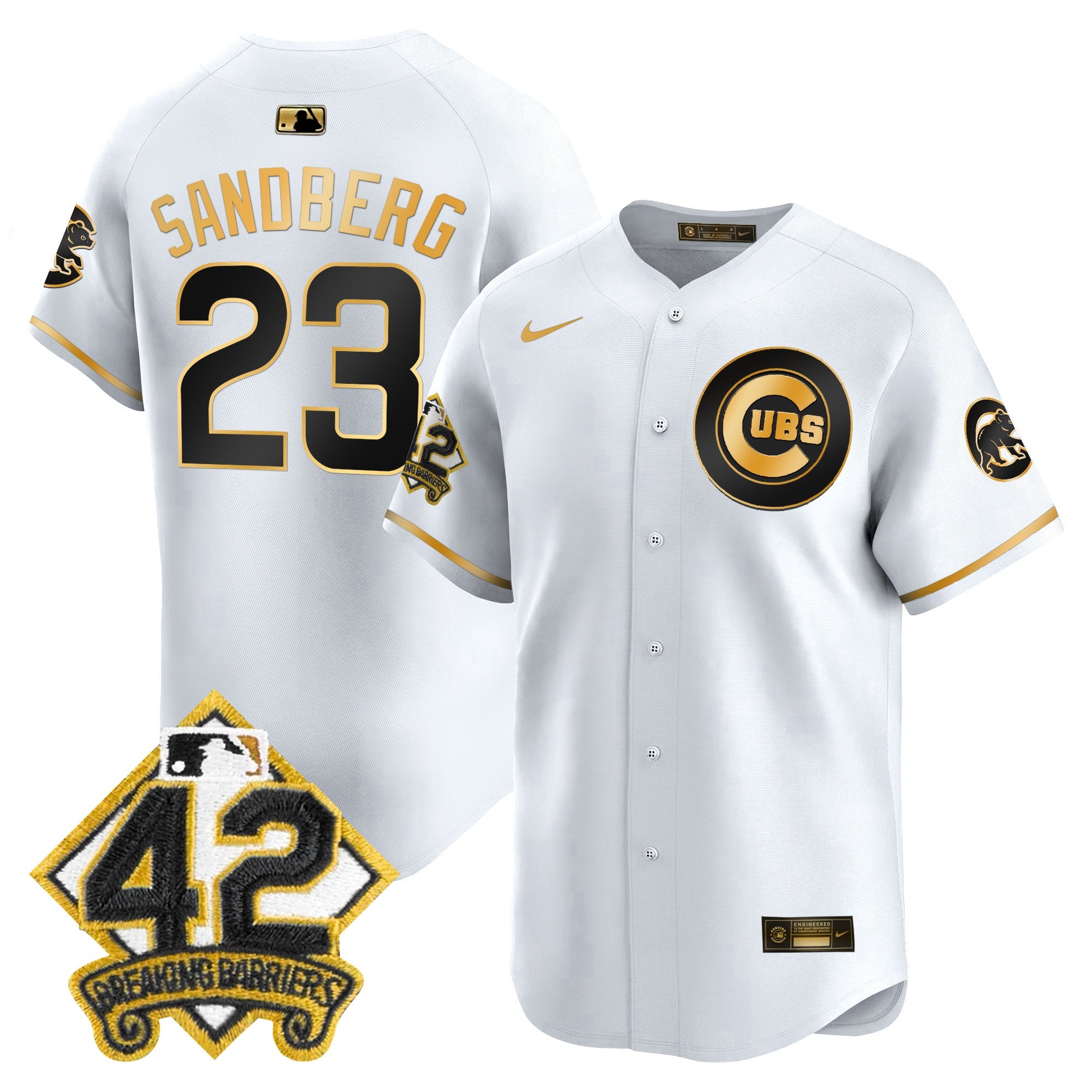 Men’s Chicago 2025 Jackie Robinson Patch Vapor Premier Limited Jersey