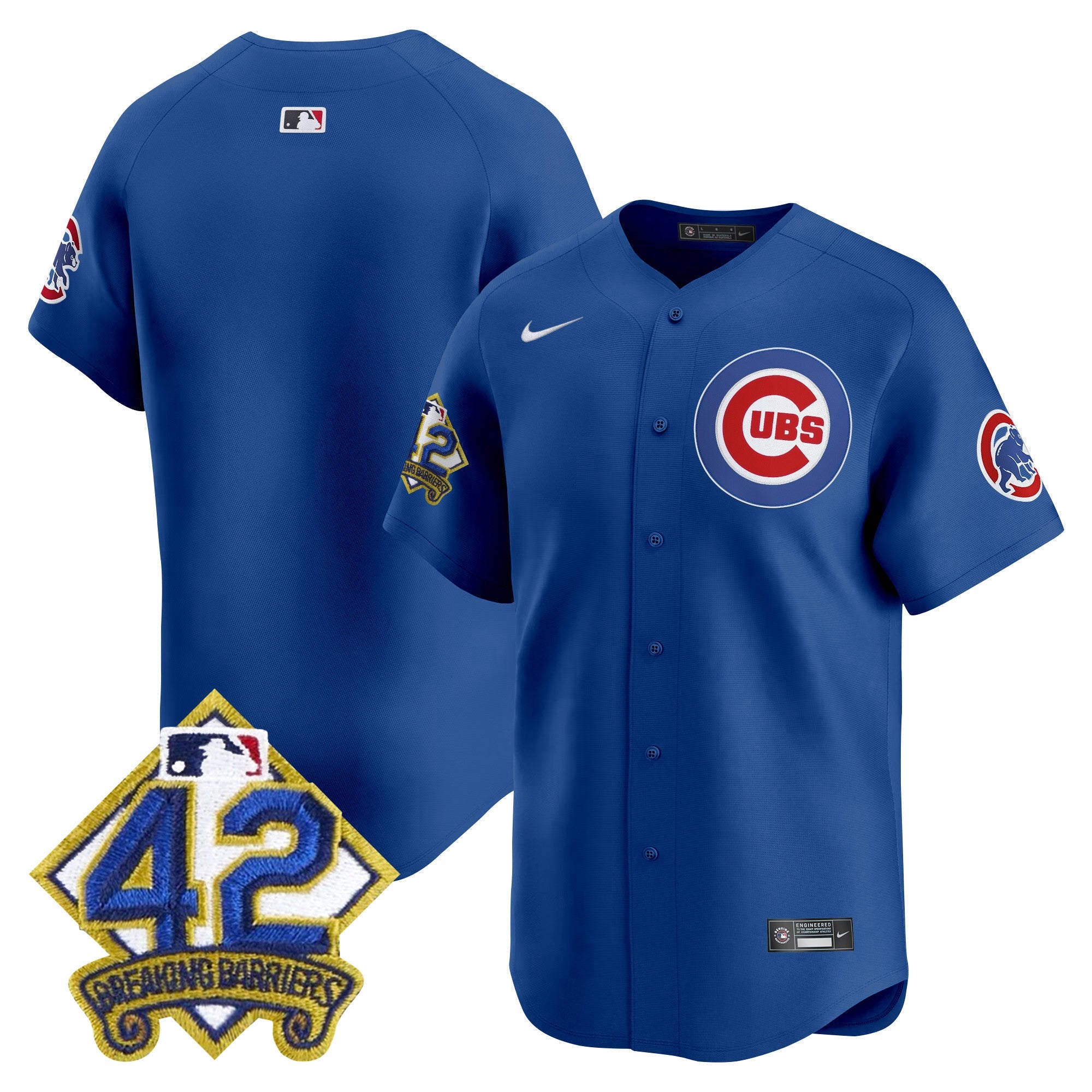 Men’s Chicago 2025 Jackie Robinson Patch Vapor Premier Limited Jersey