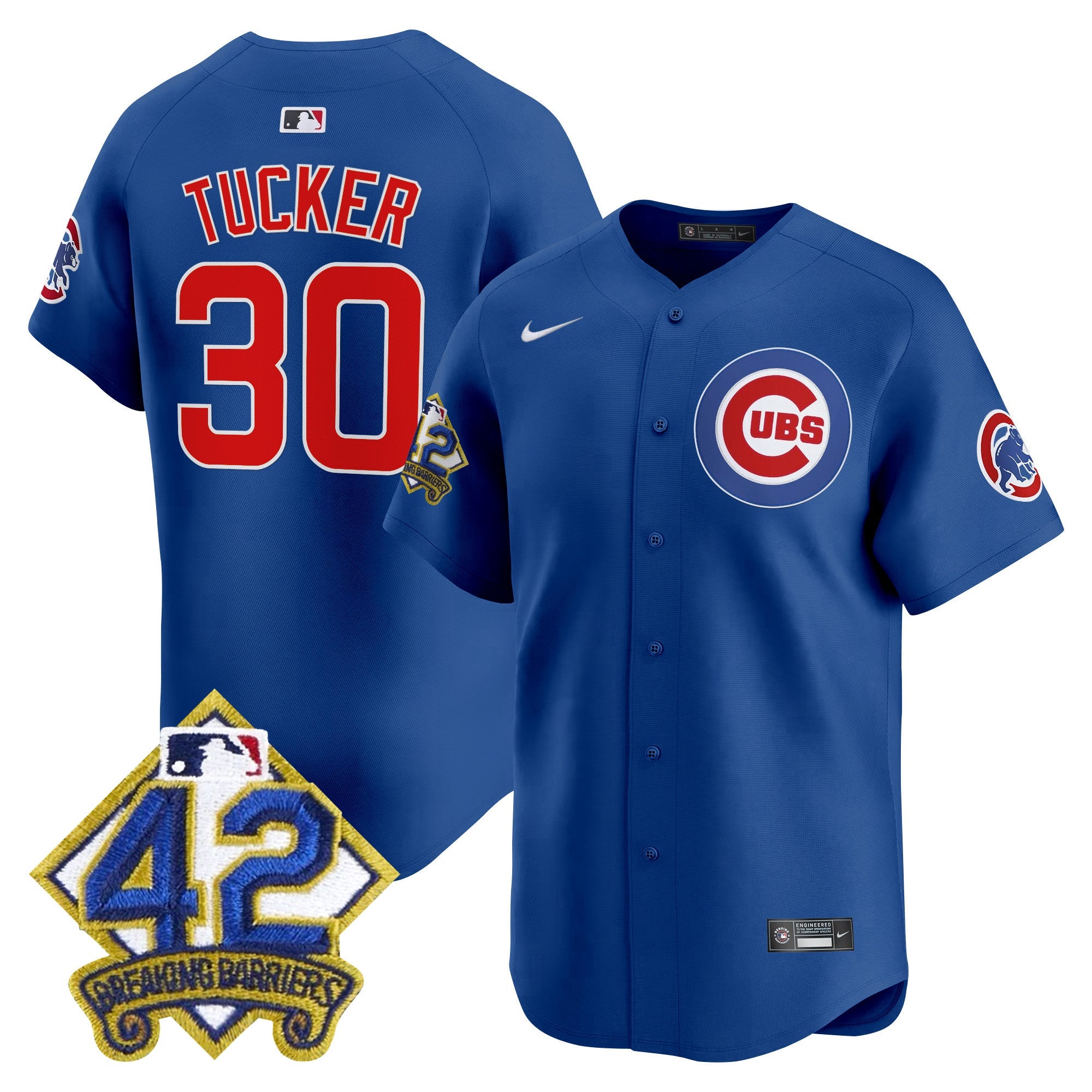 Men’s Chicago 2025 Jackie Robinson Patch Vapor Premier Limited Jersey