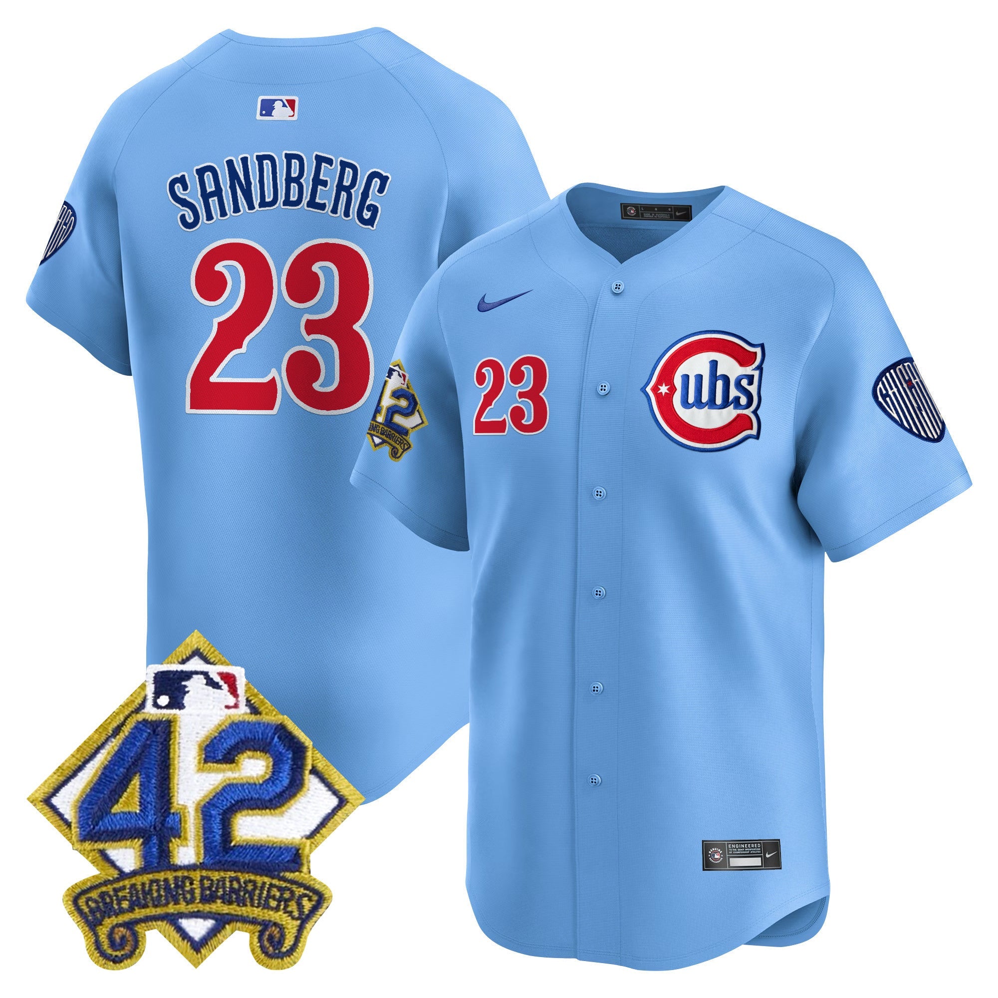 Men’s Chicago 2025 Jackie Robinson Patch Vapor Premier Limited Jersey