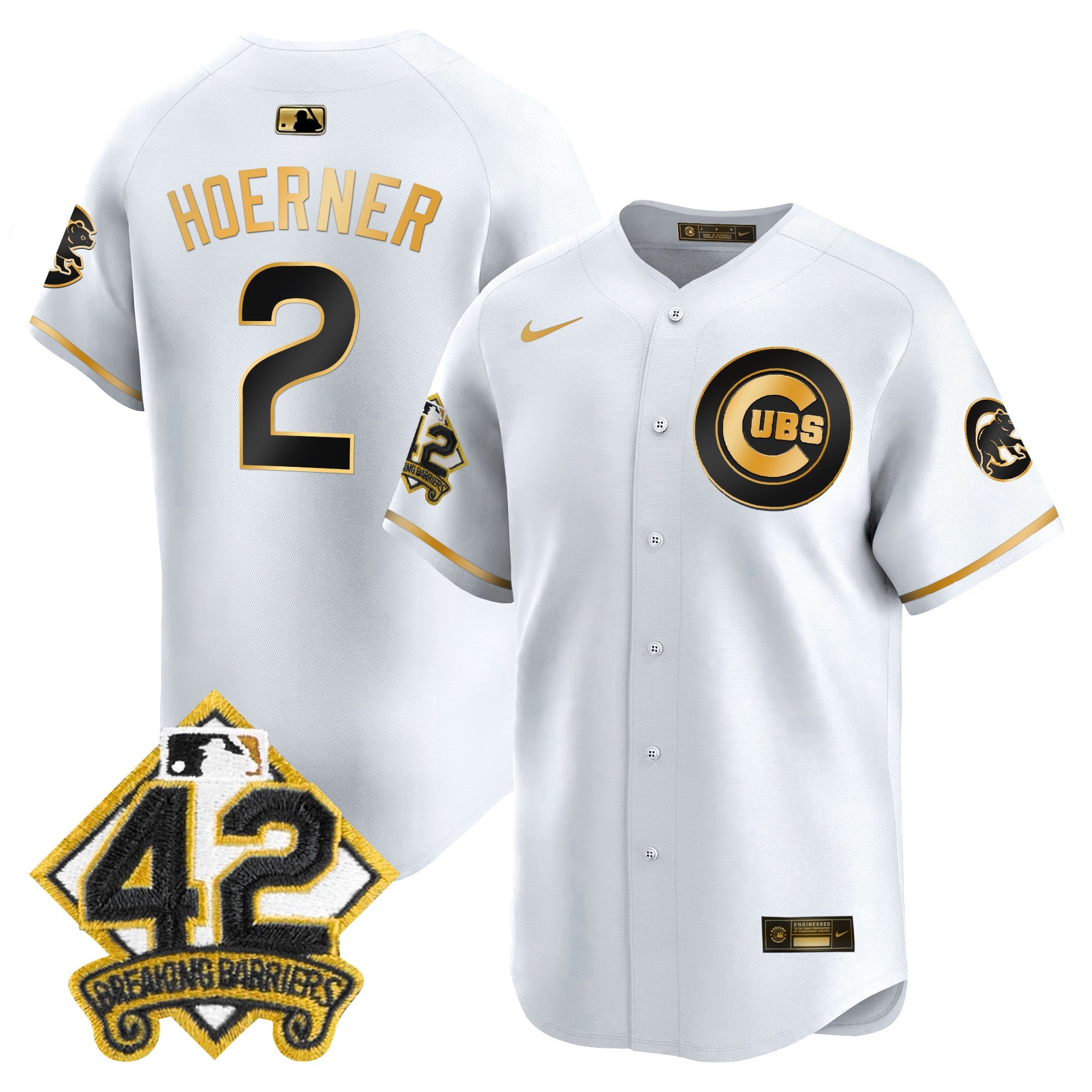 Men’s Chicago 2025 Jackie Robinson Patch Vapor Premier Limited Jersey