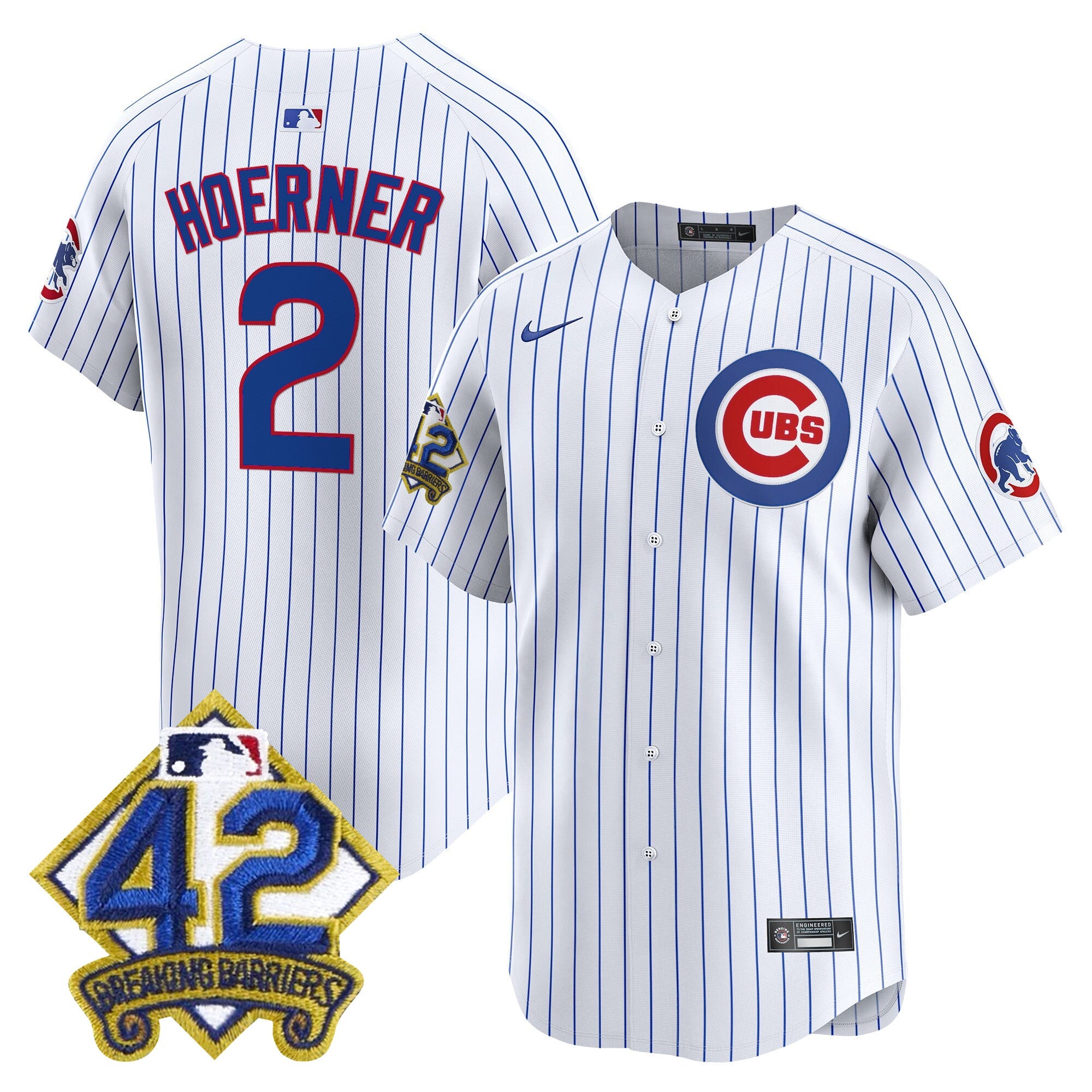 Men’s Chicago 2025 Jackie Robinson Patch Vapor Premier Limited Jersey