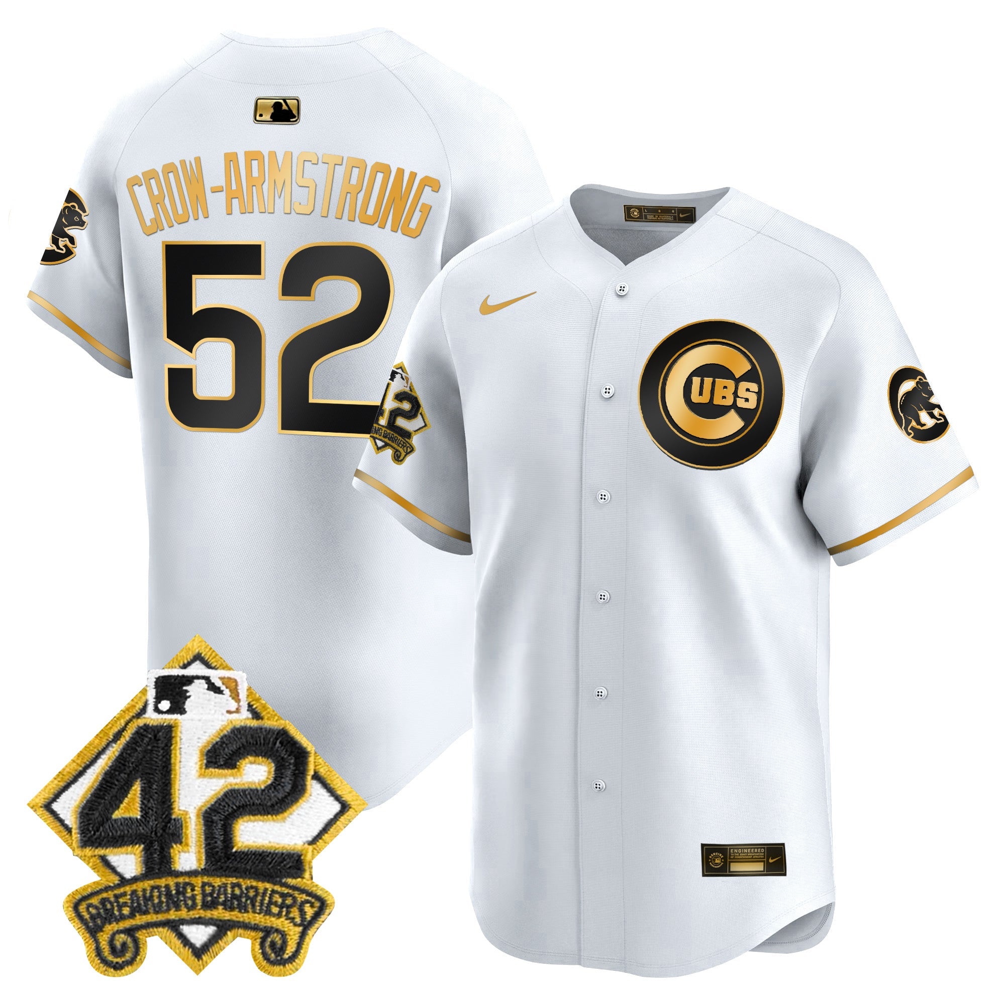 Men’s Chicago 2025 Jackie Robinson Patch Vapor Premier Limited Jersey