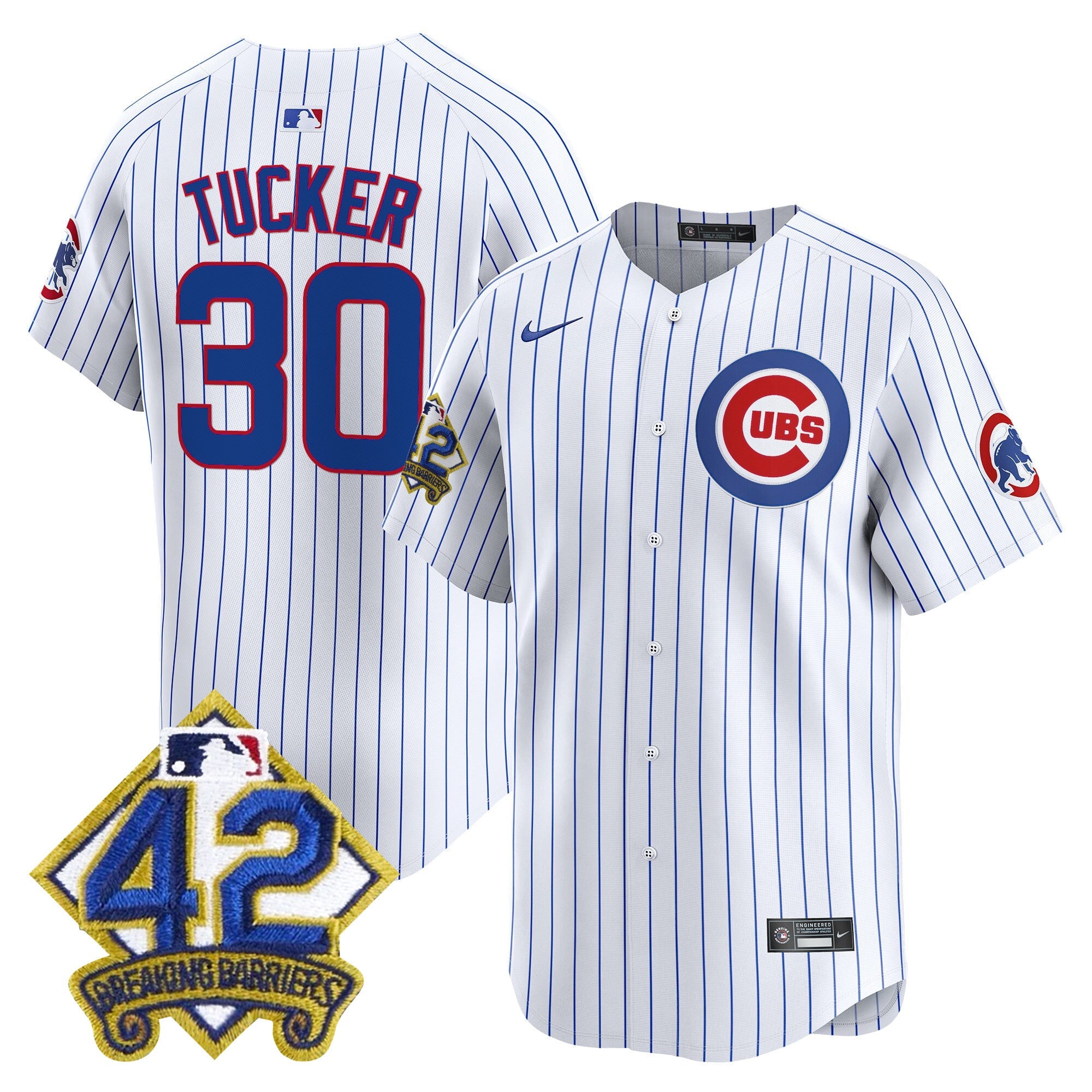 Men’s Chicago 2025 Jackie Robinson Patch Vapor Premier Limited Jersey