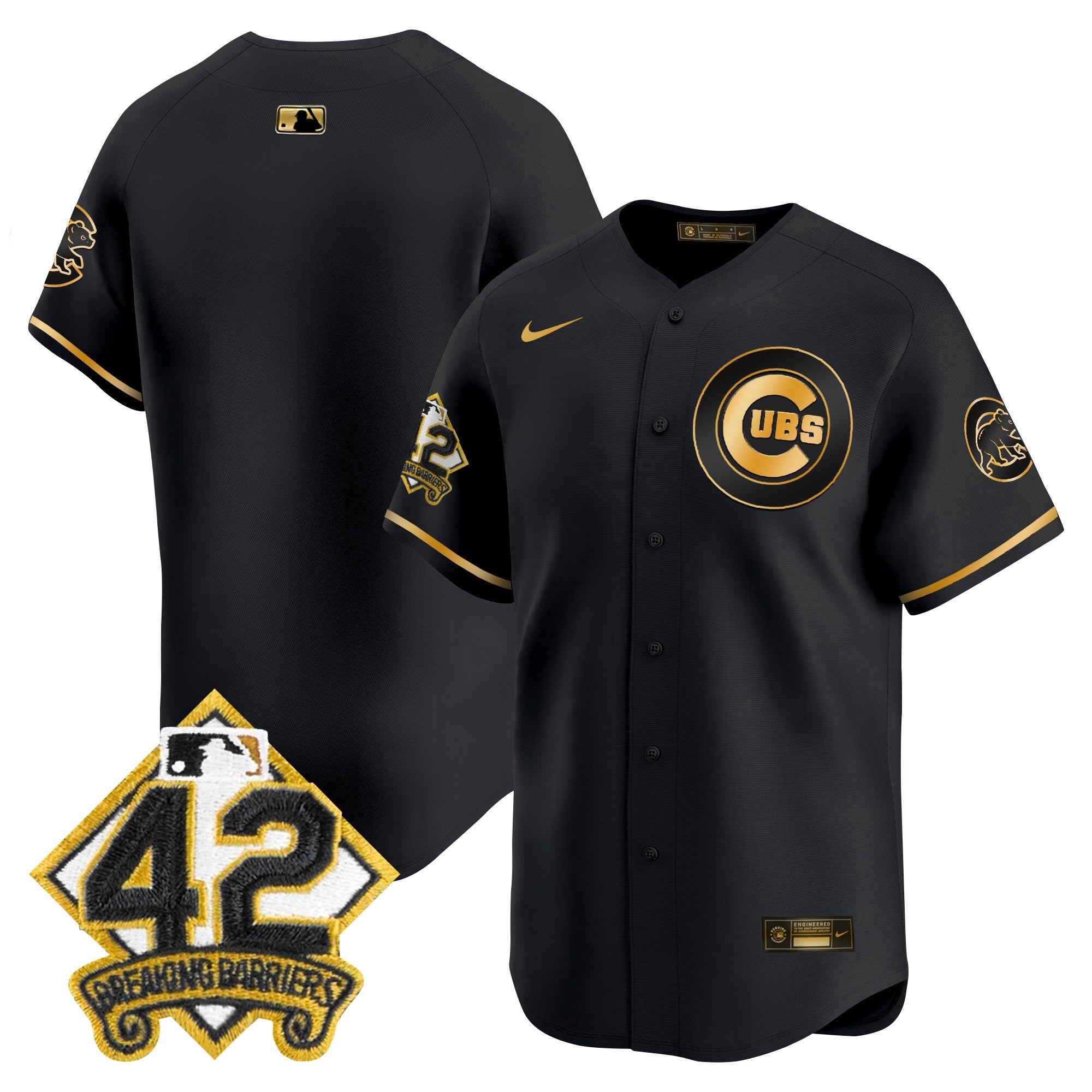 Men’s Chicago 2025 Jackie Robinson Patch Vapor Premier Limited Jersey