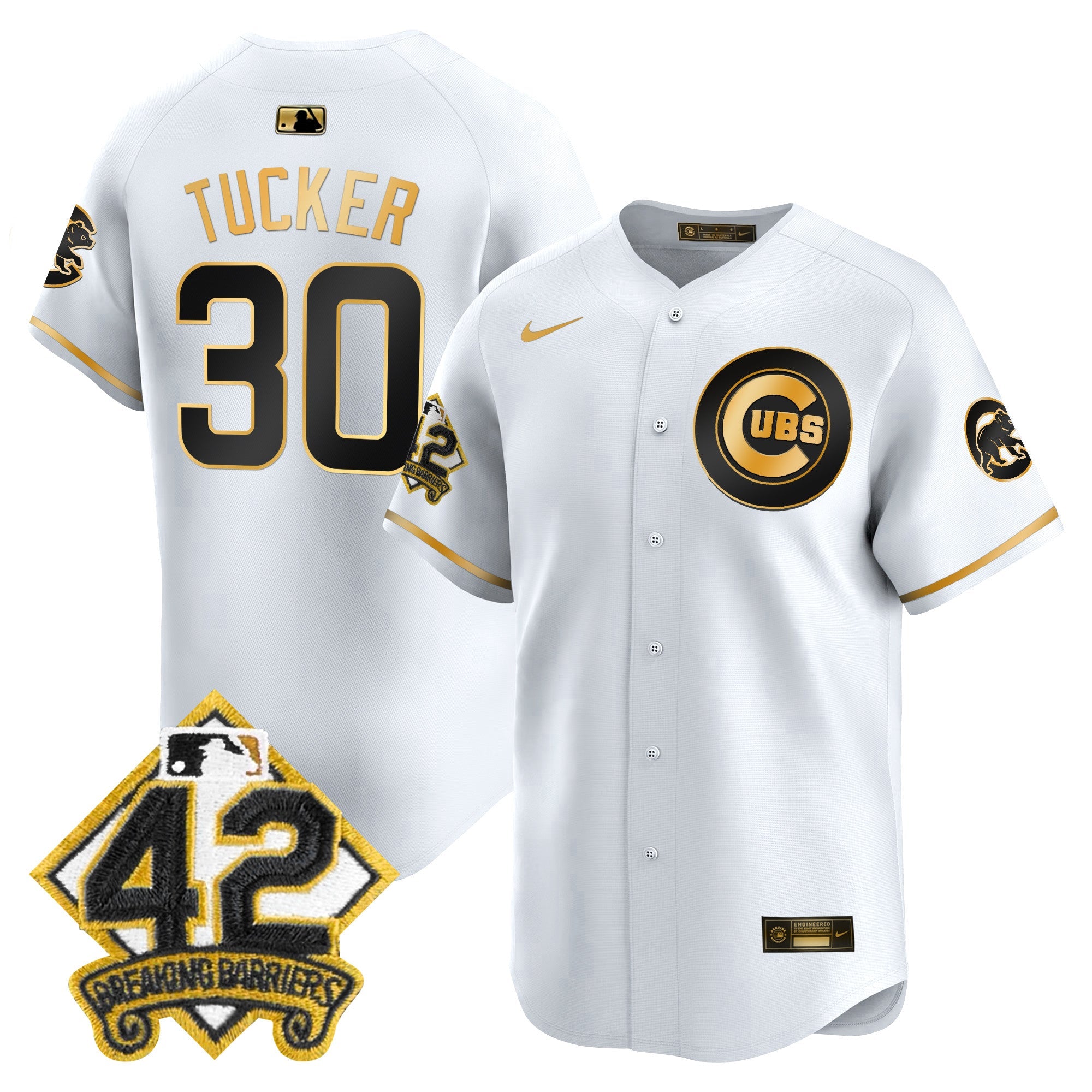 Men’s Chicago 2025 Jackie Robinson Patch Vapor Premier Limited Jersey