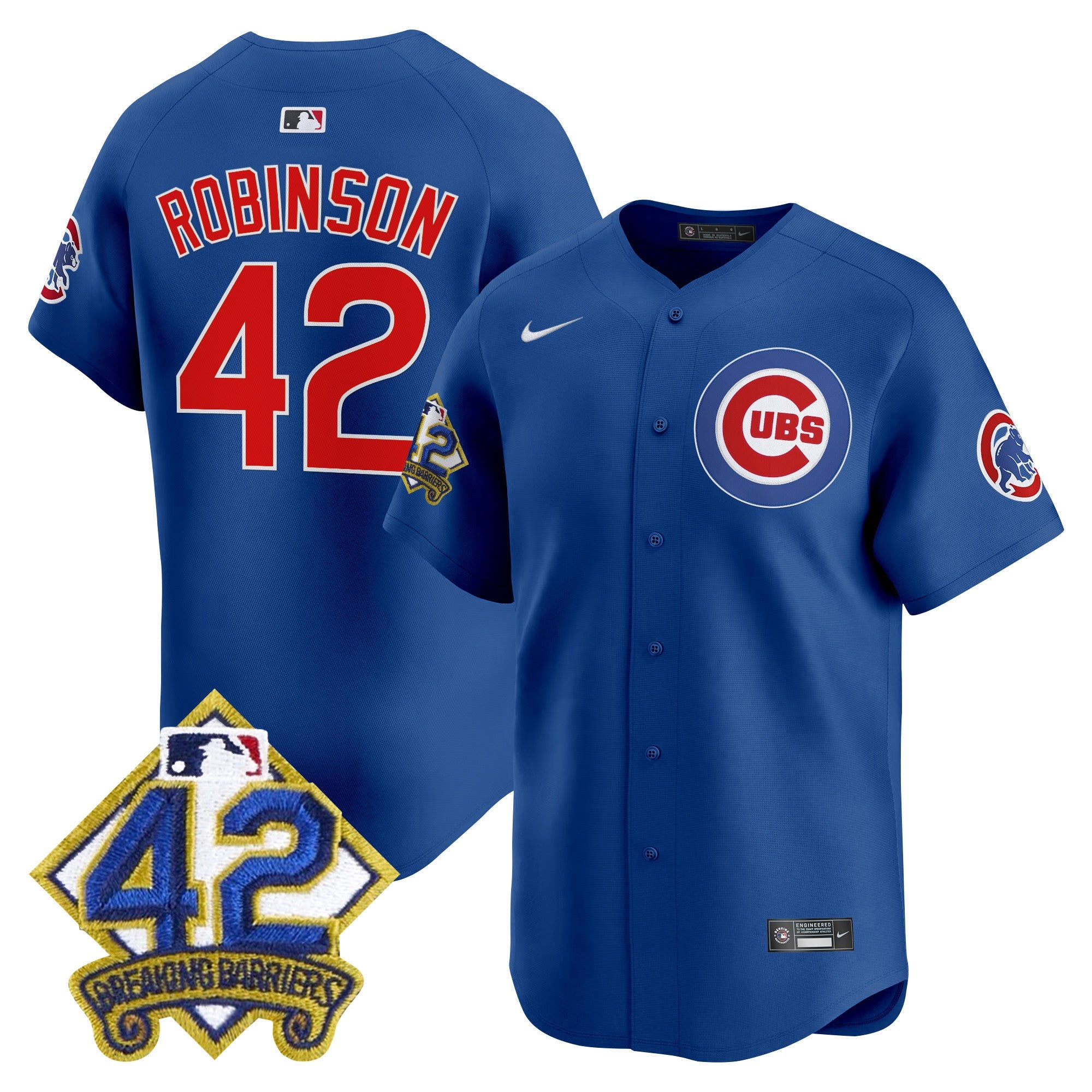 Men’s Chicago 2025 Jackie Robinson Patch Vapor Premier Limited Jersey