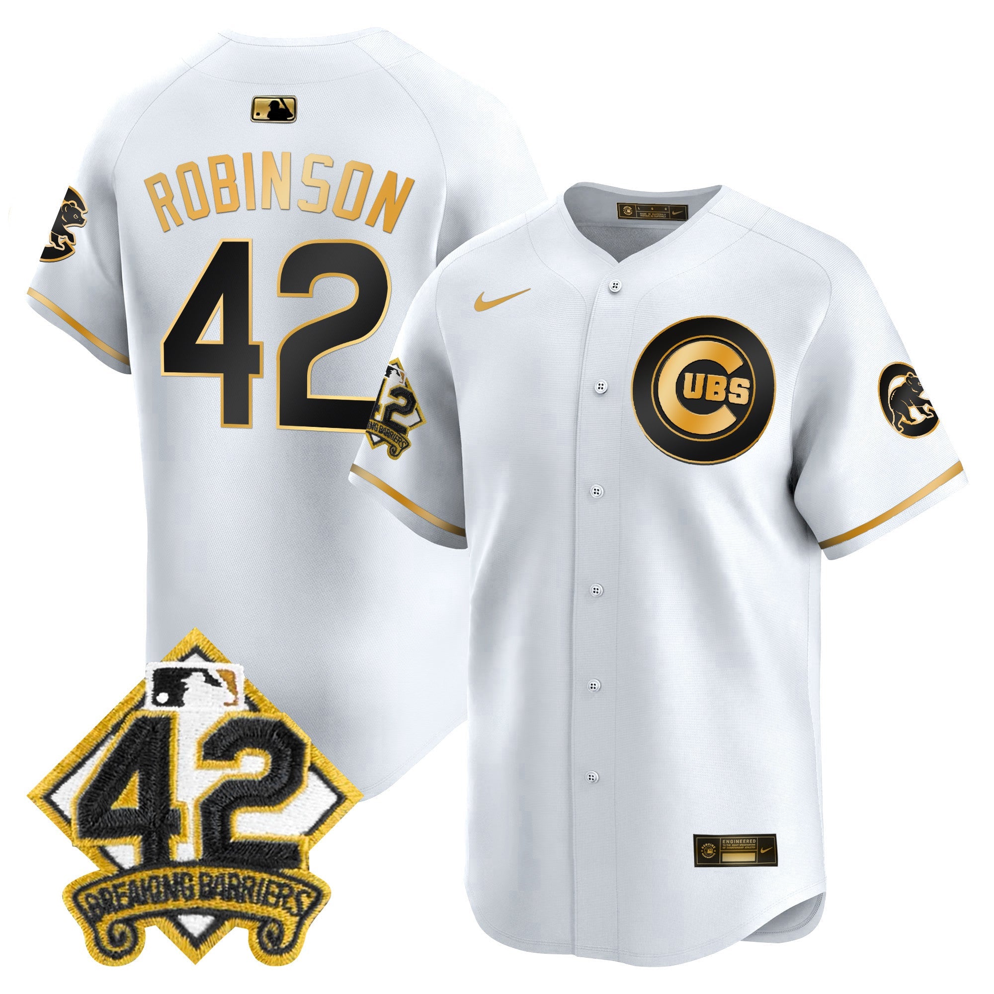 Men’s Chicago 2025 Jackie Robinson Patch Vapor Premier Limited Jersey