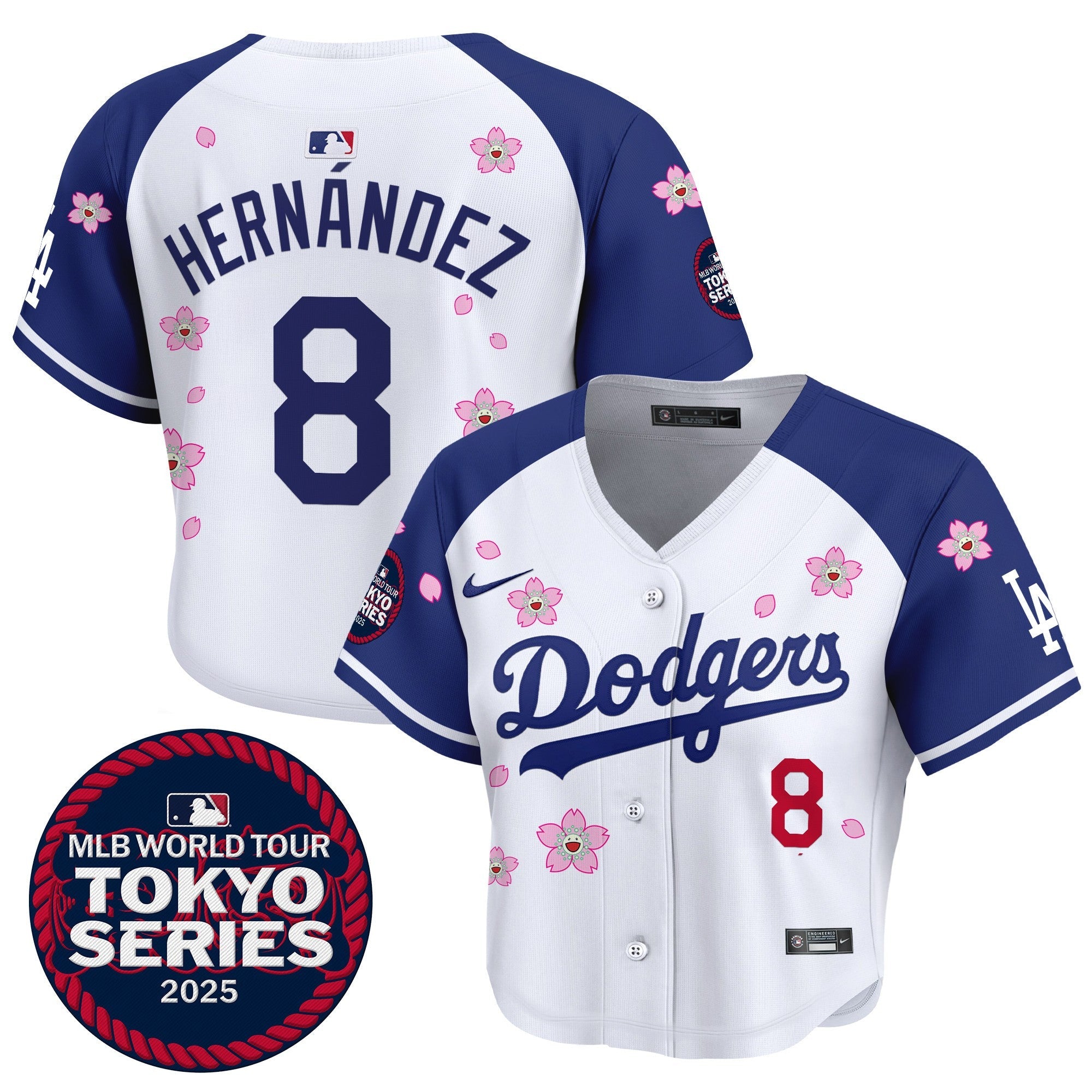 Women’s Tokyo Series 2025 Crop Top Baseball Jersey – Stitched
