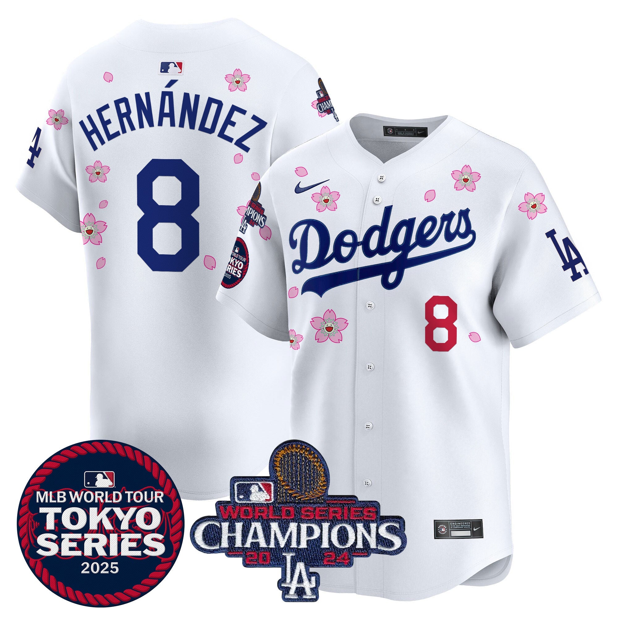 Men’s Tokyo Series 2025 World Series Champions Patch Vapor Premier Limited Jersey – Stitched