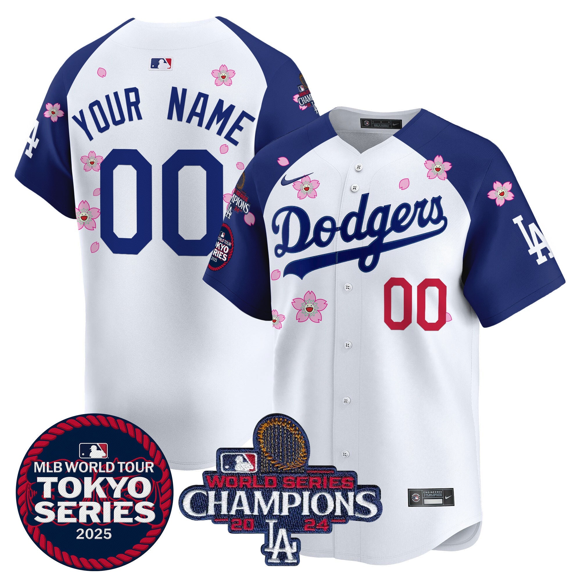 Tokyo Series 2025 World Series Champions Patch Vapor Premier Limited Custom Jersey – Stitched