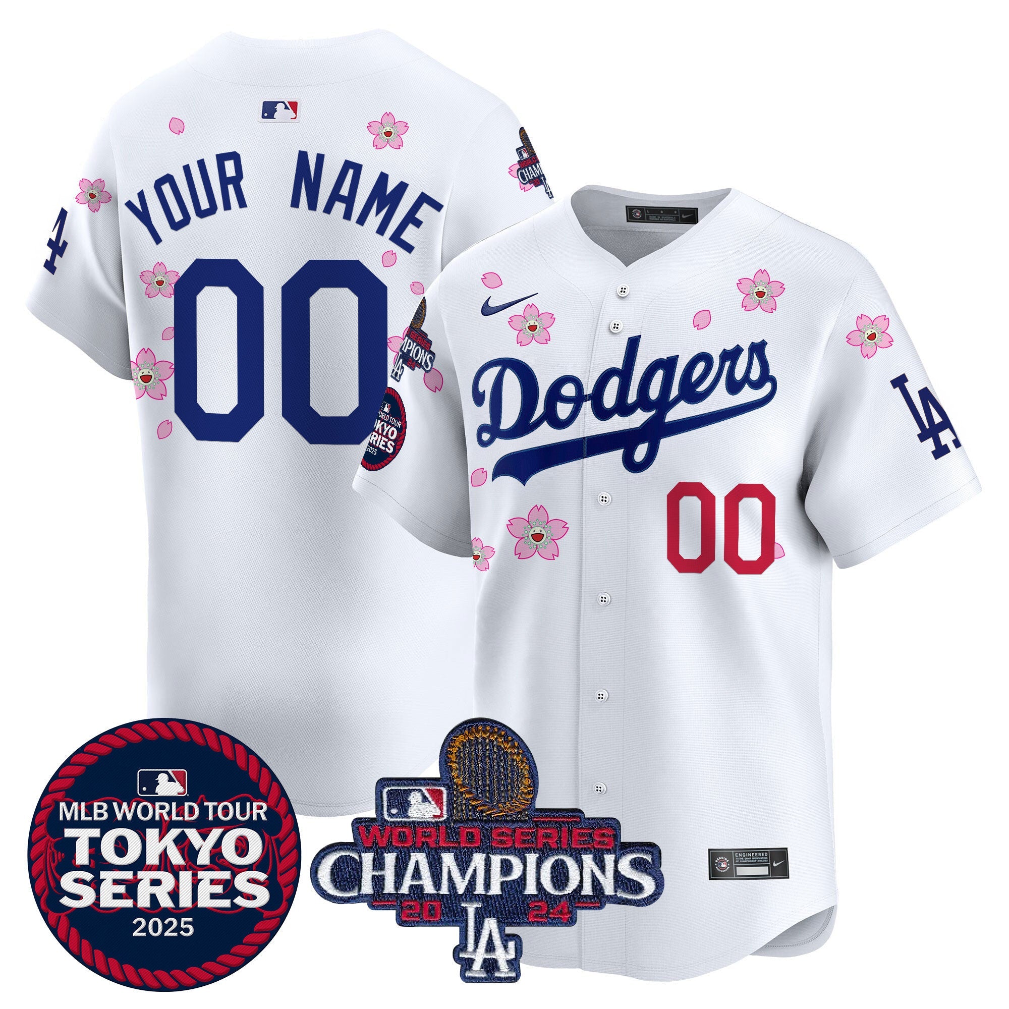 Tokyo Series 2025 World Series Champions Patch Vapor Premier Limited Custom Jersey – Stitched