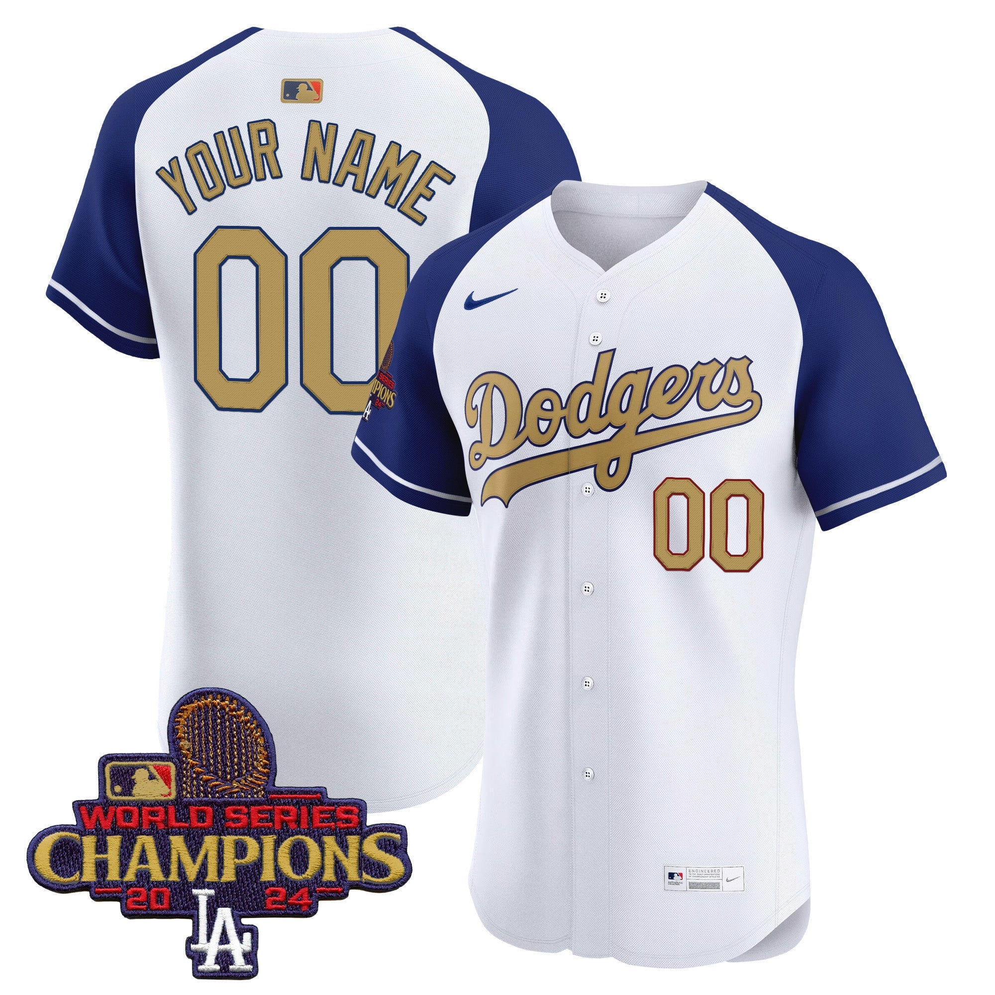 2025 Gold Vapor Premier Elite Custom Jersey