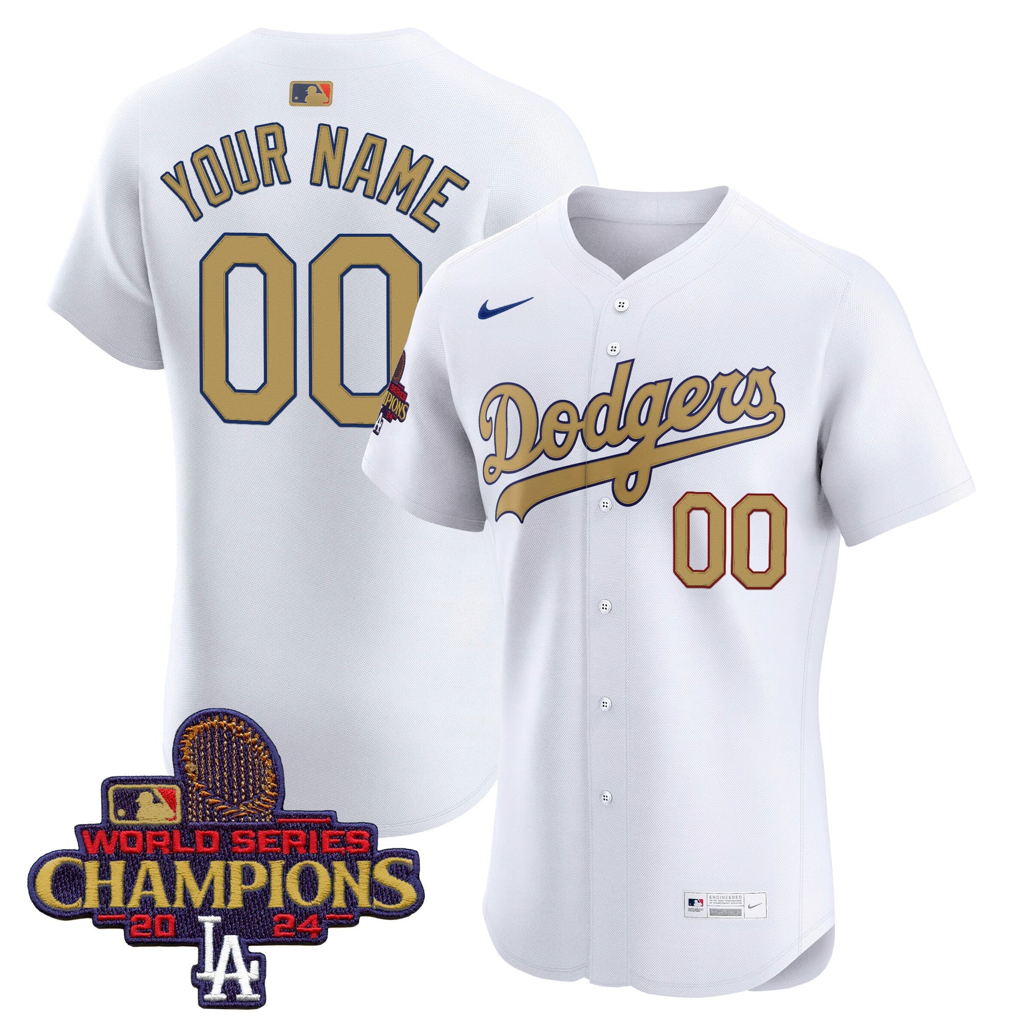 2025 Gold Vapor Premier Elite Custom Jersey