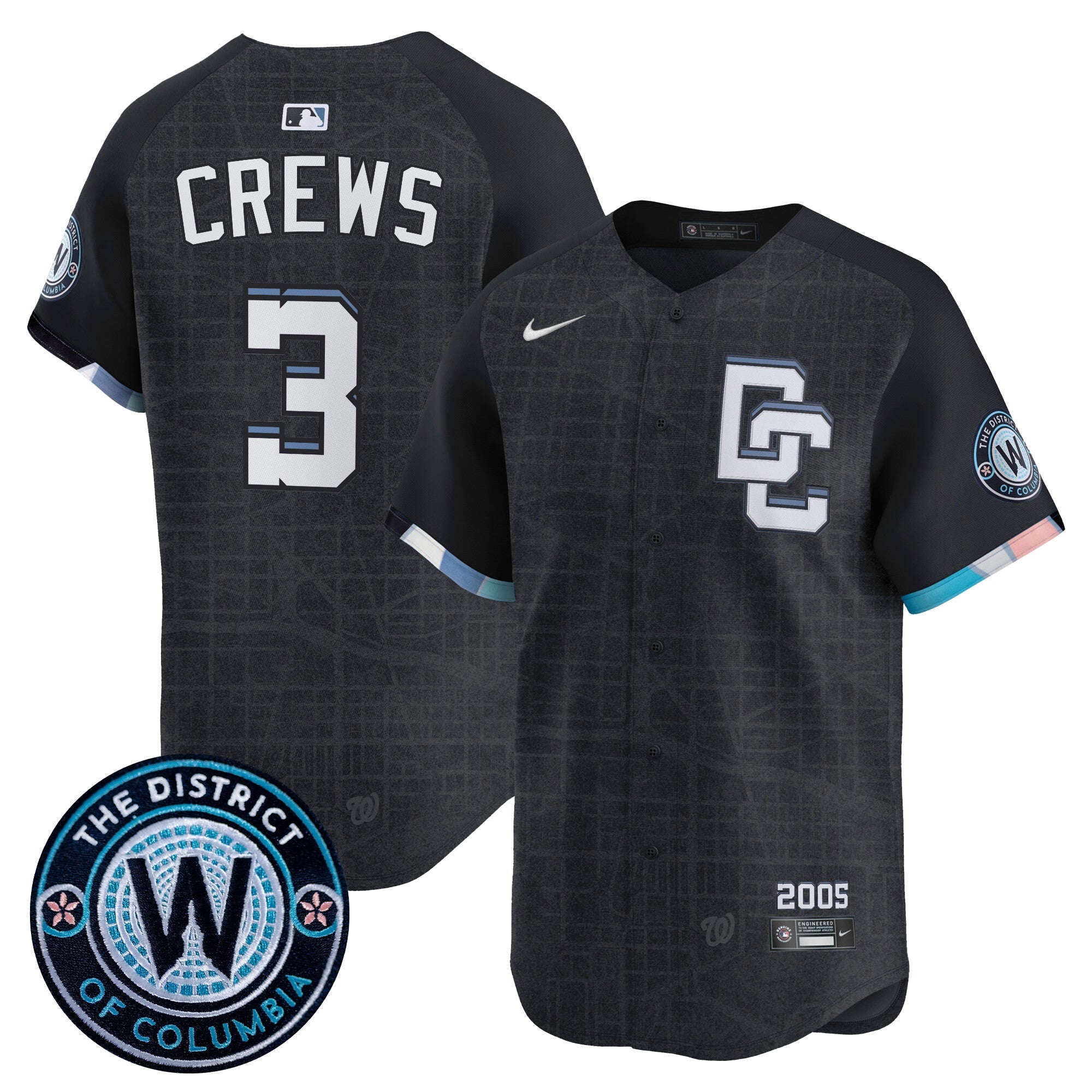 Men’s Washington 2025 City Connect Vapor Premier Limited Jersey – Stitched