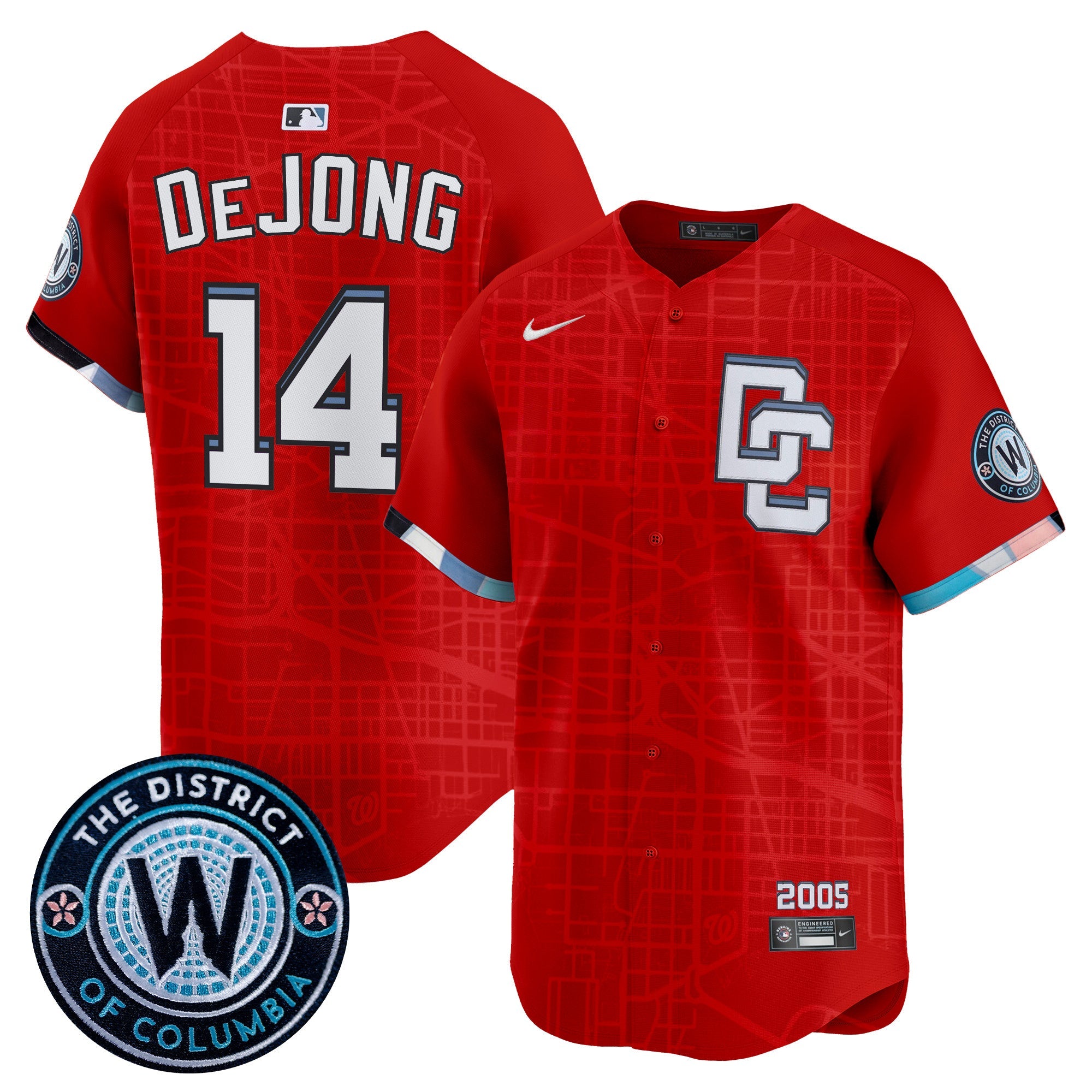 Men’s Washington 2025 City Connect Vapor Premier Limited Jersey – Stitched