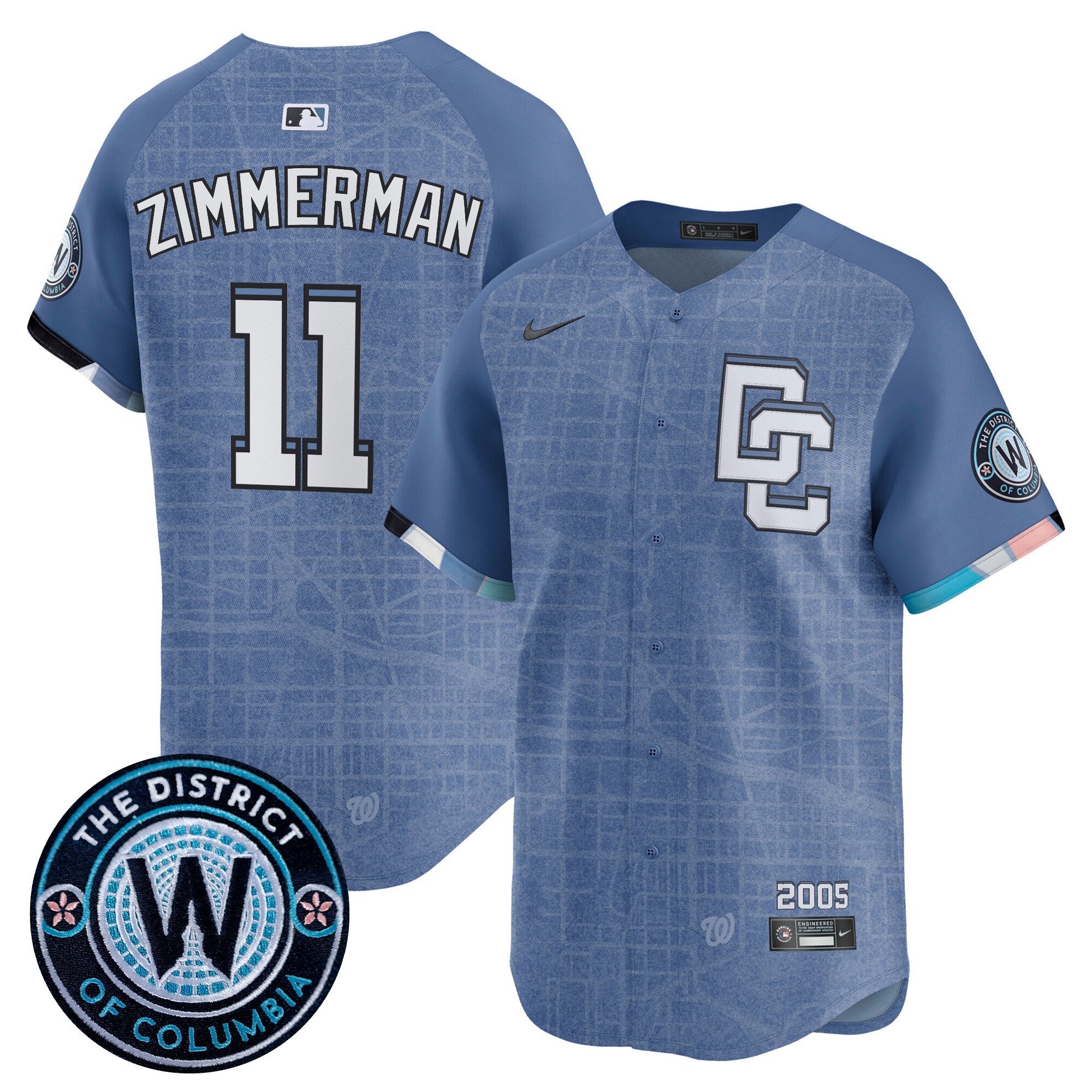 Men’s Washington 2025 City Connect Vapor Premier Limited Jersey – Stitched