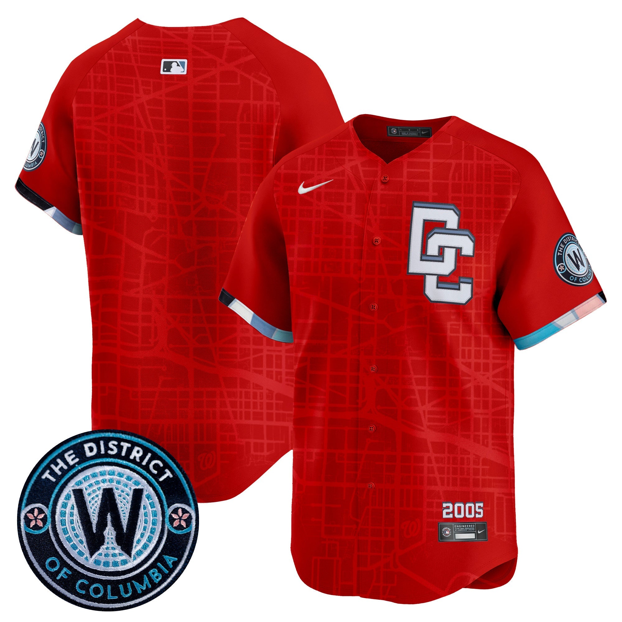 Men’s Washington 2025 City Connect Vapor Premier Limited Jersey – Stitched