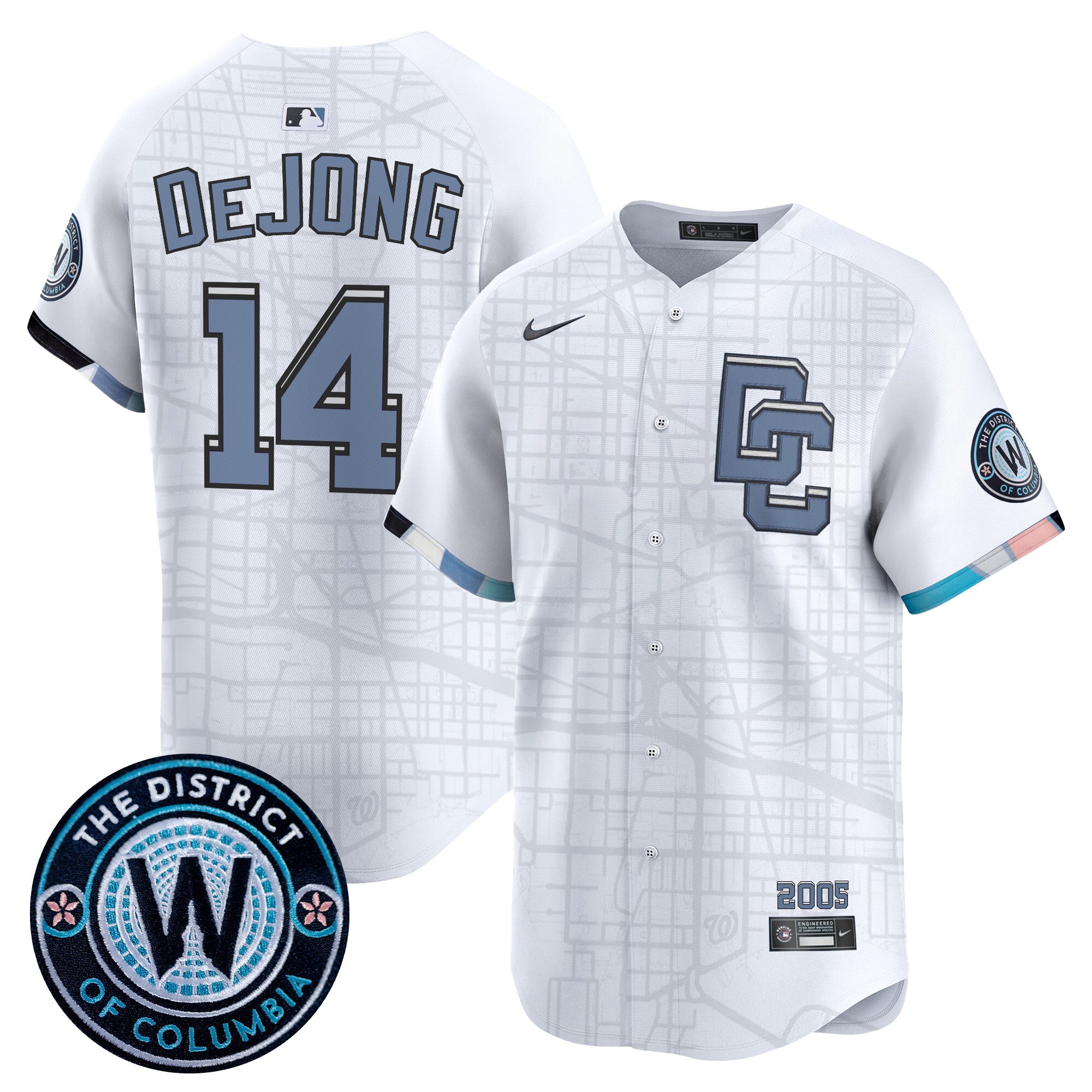 Men’s Washington 2025 City Connect Vapor Premier Limited Jersey – Stitched