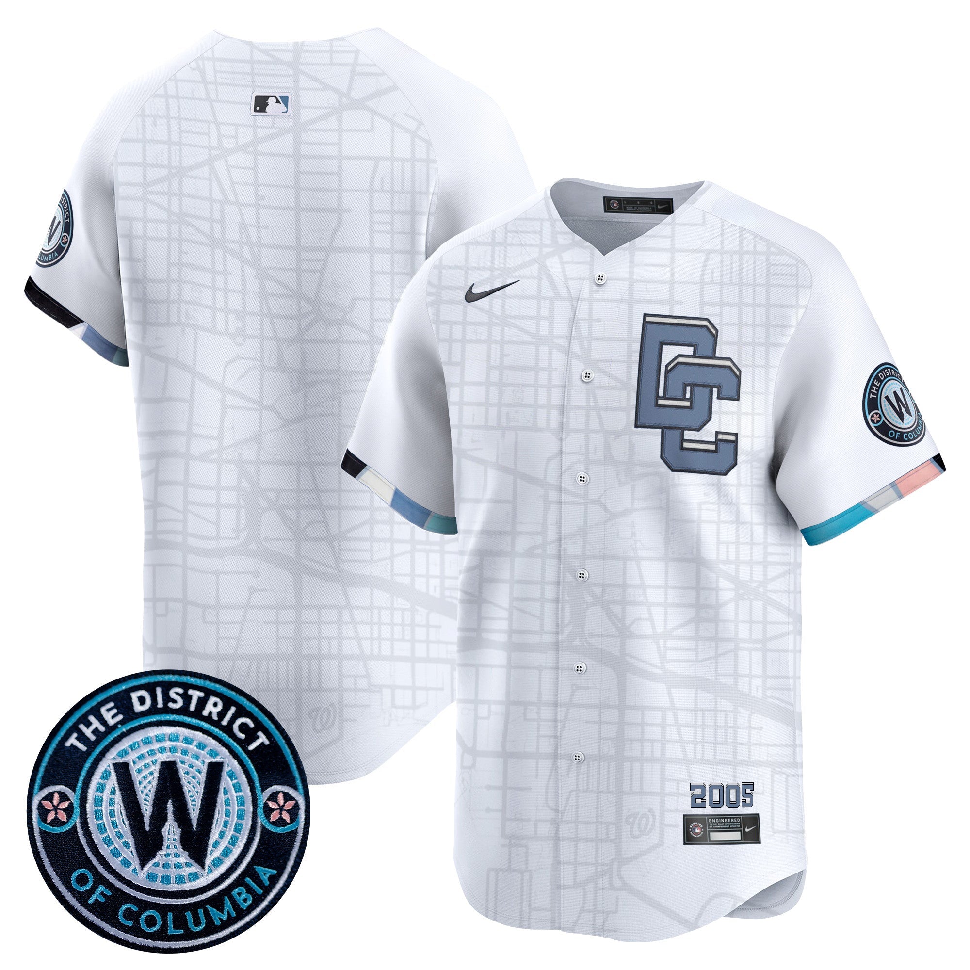 Men’s Washington 2025 City Connect Vapor Premier Limited Jersey – Stitched