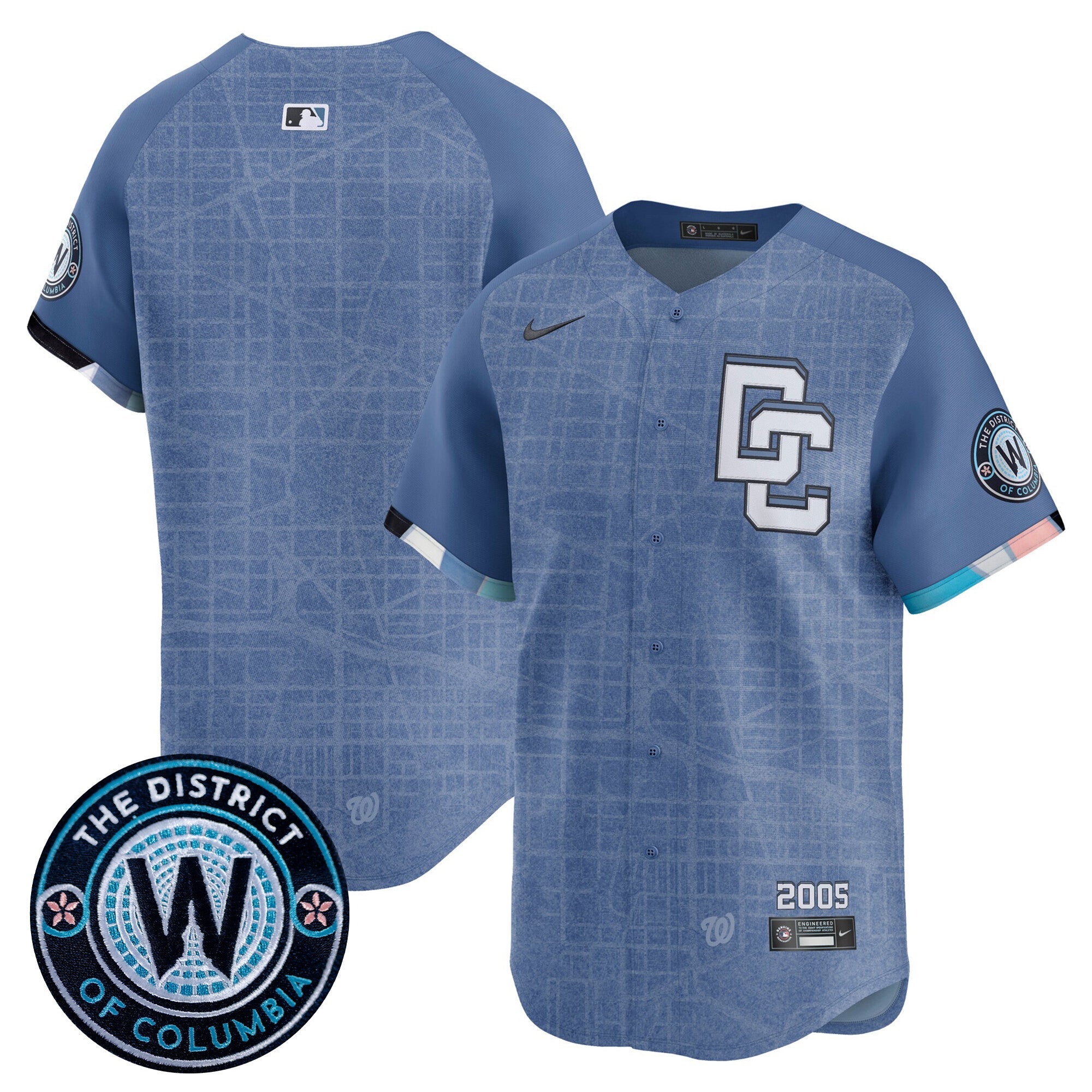 Men’s Washington 2025 City Connect Vapor Premier Limited Jersey – Stitched