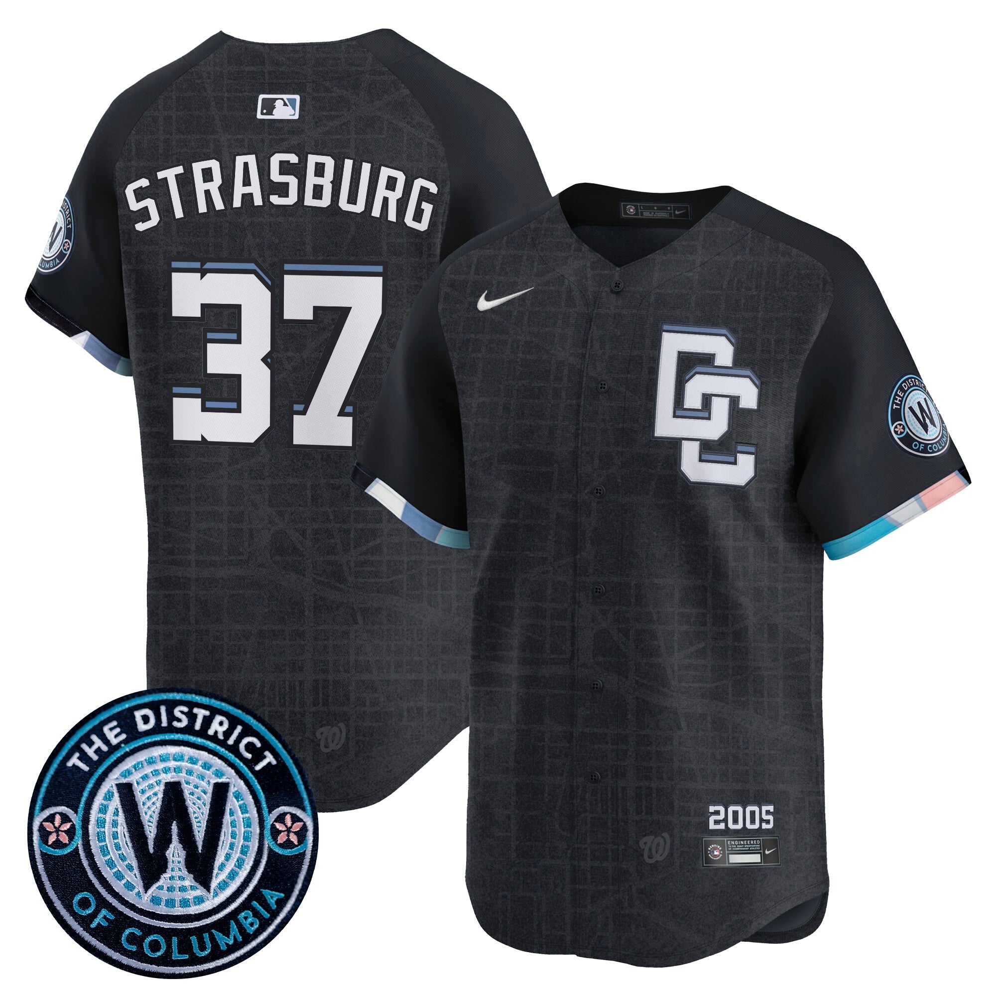 Men’s Washington 2025 City Connect Vapor Premier Limited Jersey – Stitched
