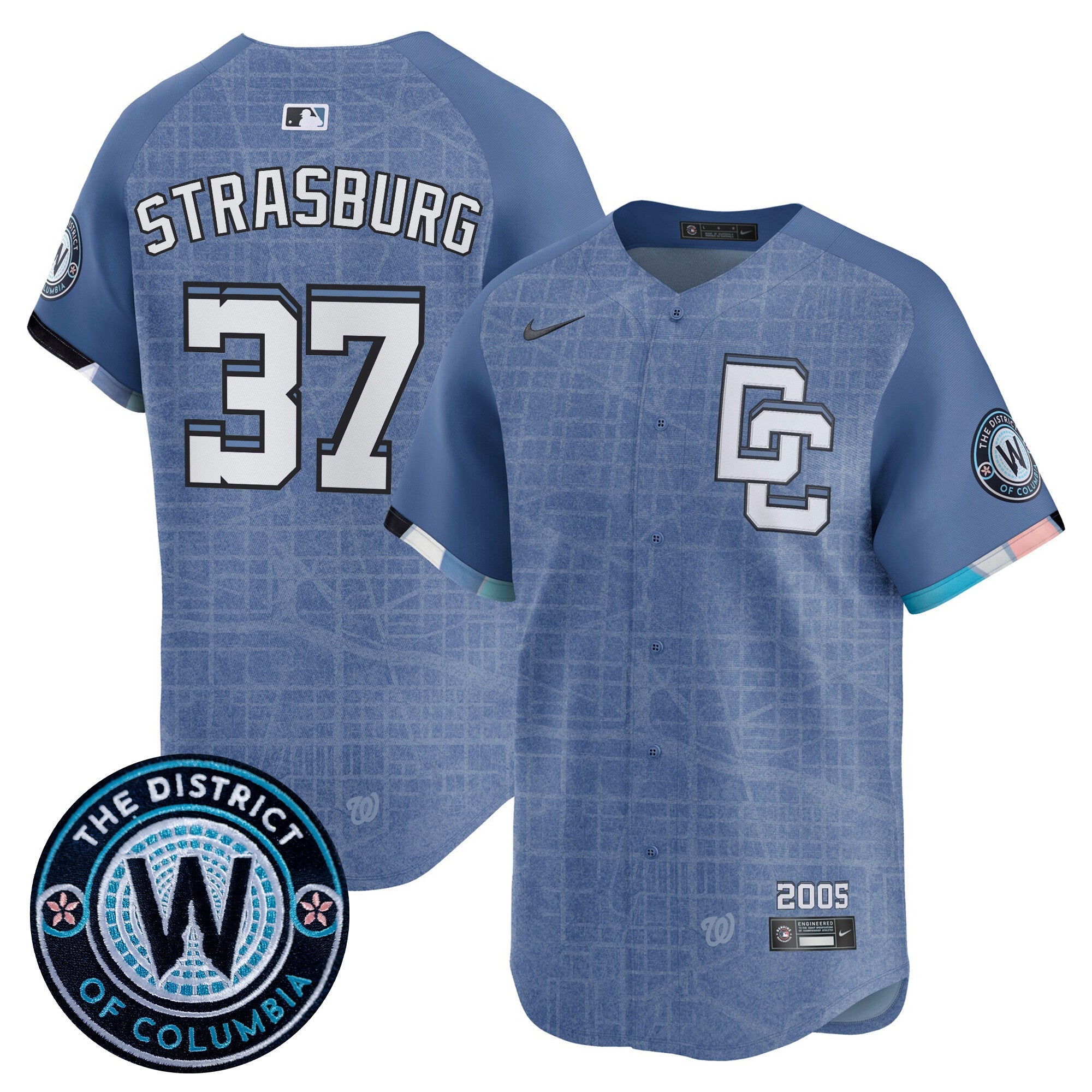 Men’s Washington 2025 City Connect Vapor Premier Limited Jersey – Stitched