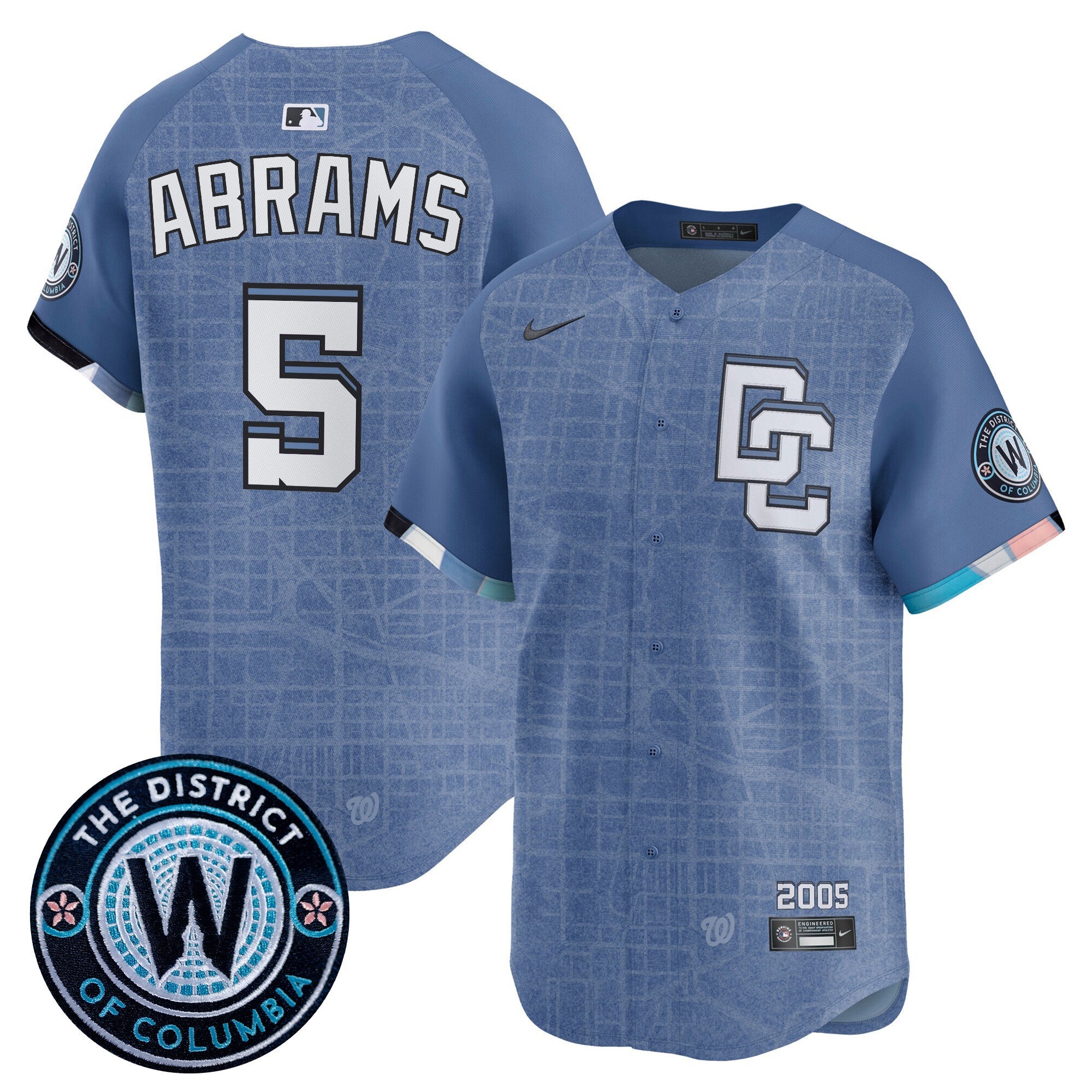 Men’s Washington 2025 City Connect Vapor Premier Limited Jersey – Stitched