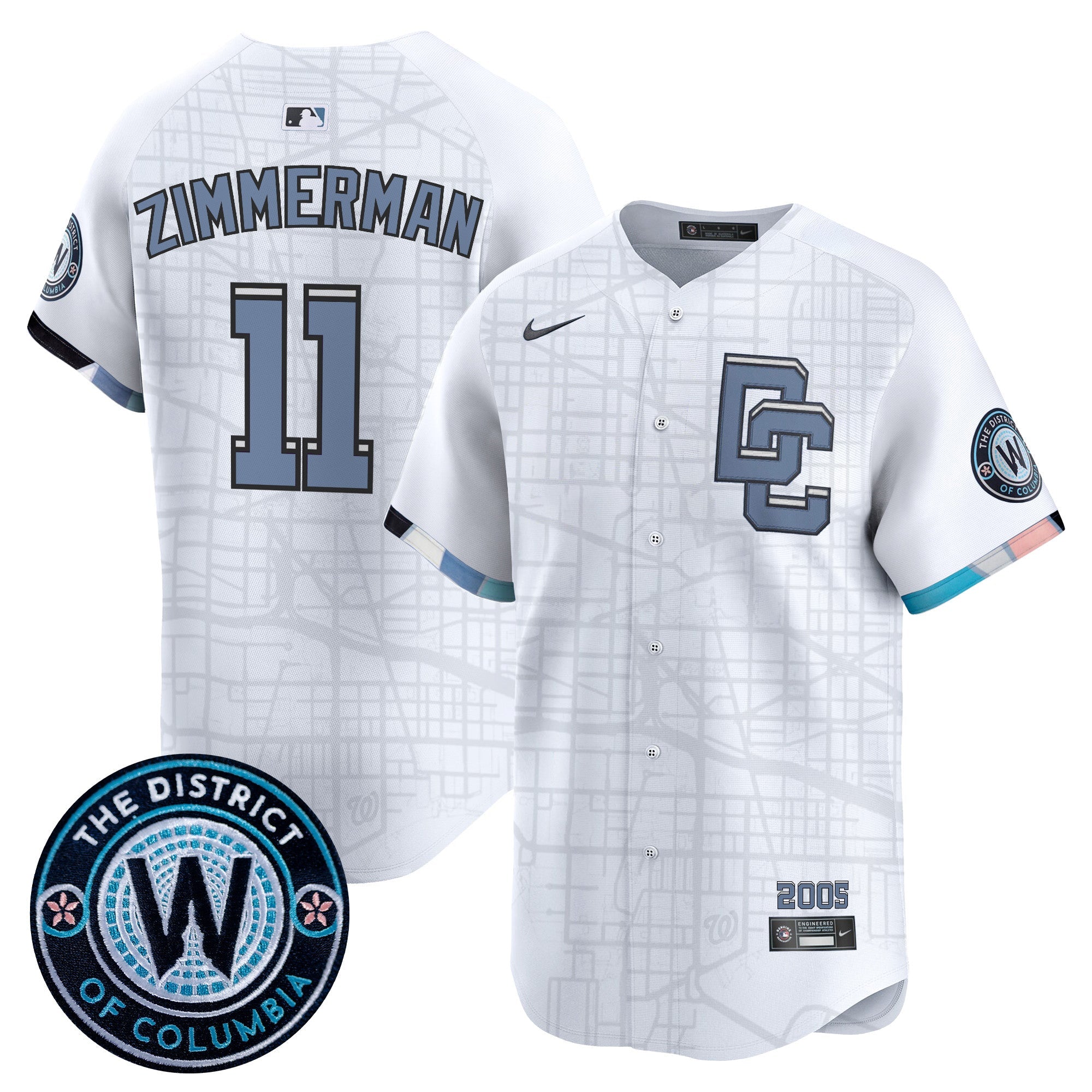 Men’s Washington 2025 City Connect Vapor Premier Limited Jersey – Stitched