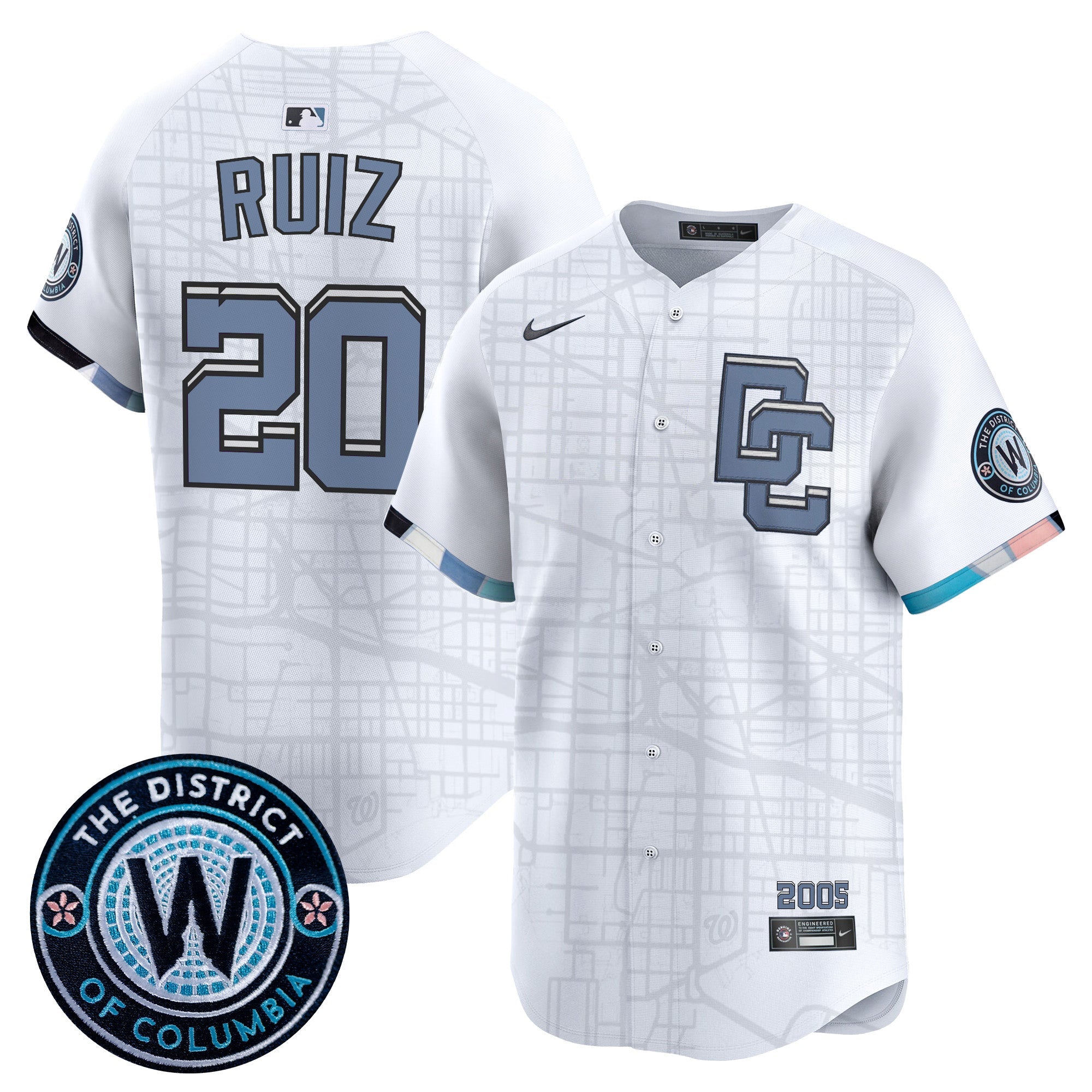 Men’s Washington 2025 City Connect Vapor Premier Limited Jersey – Stitched