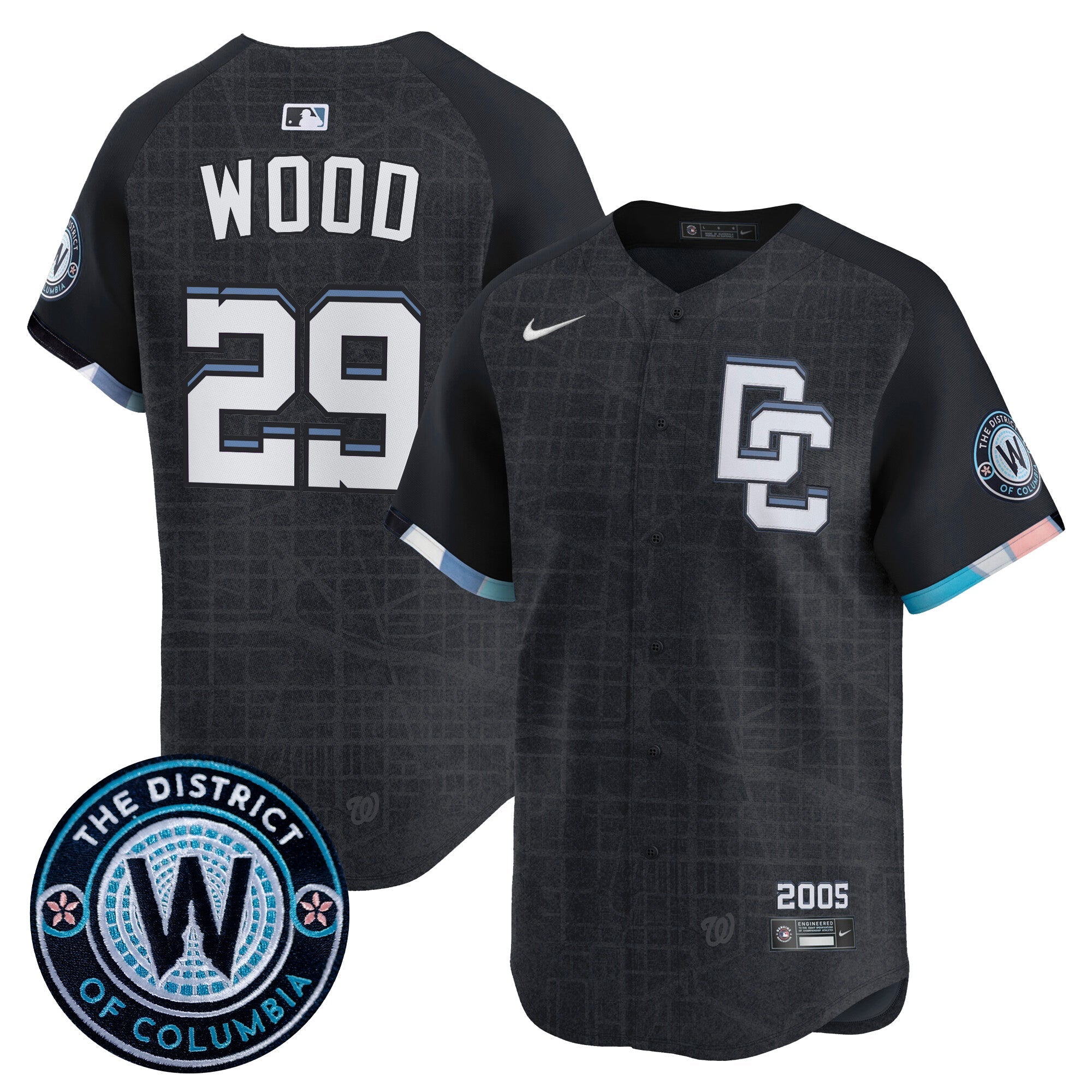 Men’s Washington 2025 City Connect Vapor Premier Limited Jersey – Stitched
