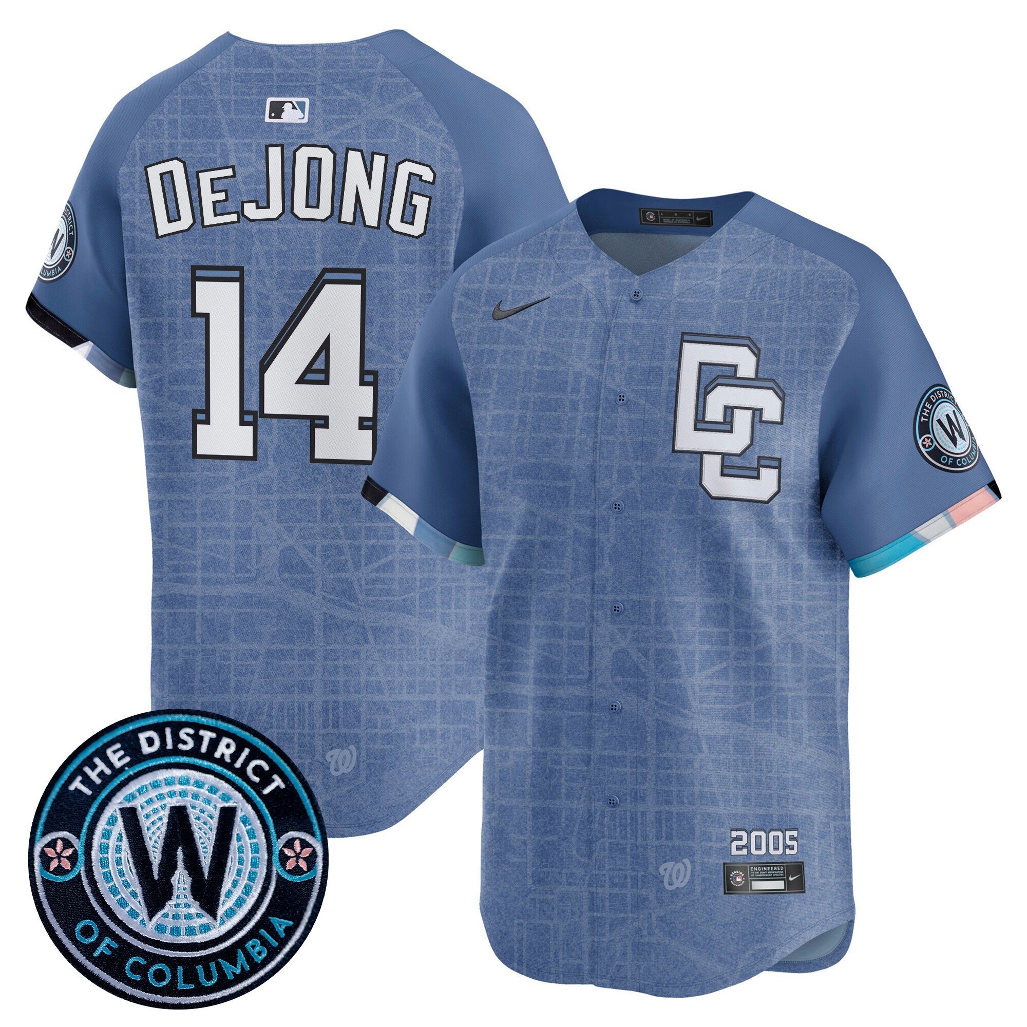 Men’s Washington 2025 City Connect Vapor Premier Limited Jersey – Stitched