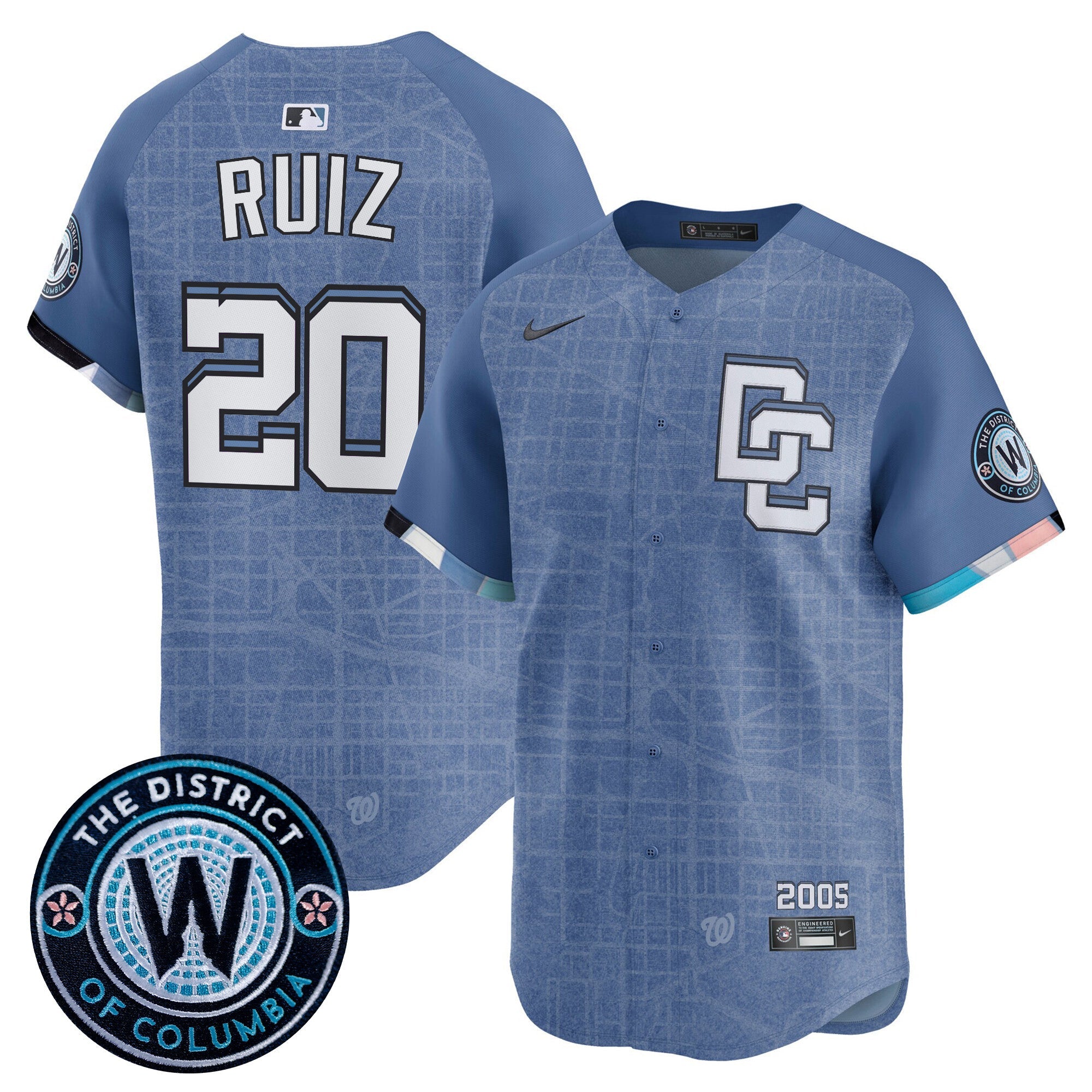 Men’s Washington 2025 City Connect Vapor Premier Limited Jersey – Stitched