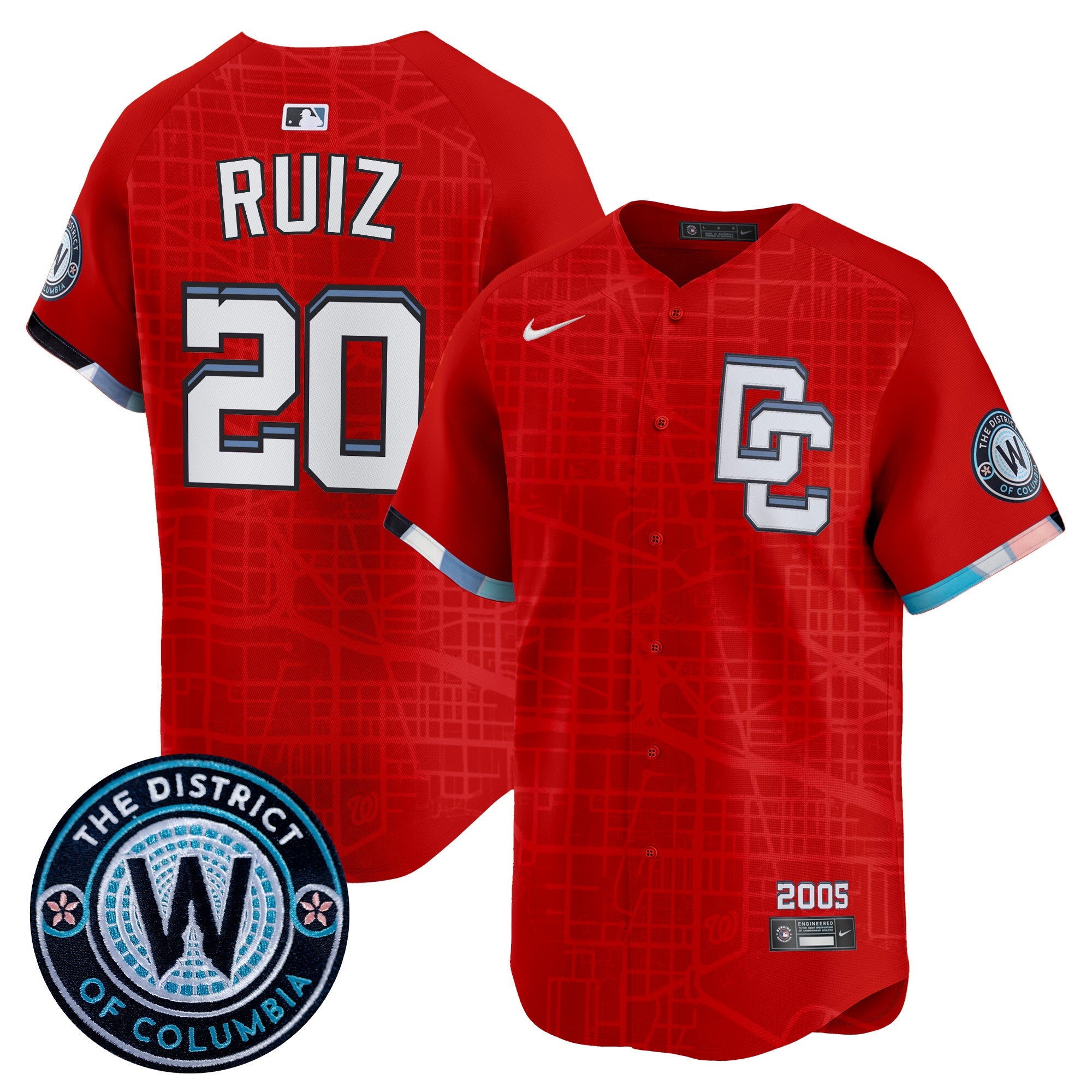 Men’s Washington 2025 City Connect Vapor Premier Limited Jersey – Stitched