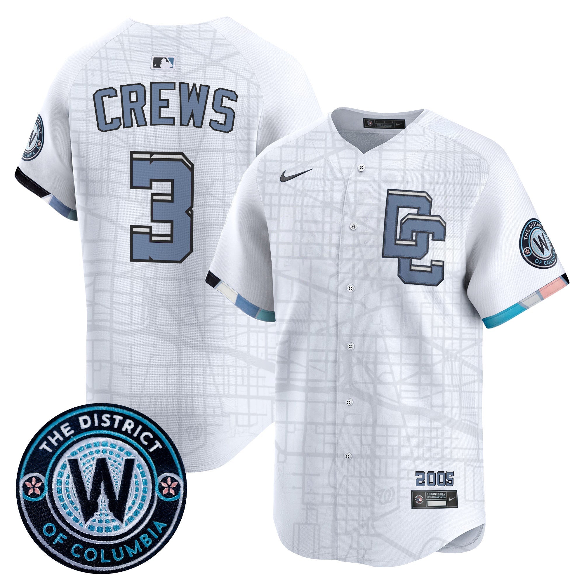 Men’s Washington 2025 City Connect Vapor Premier Limited Jersey – Stitched