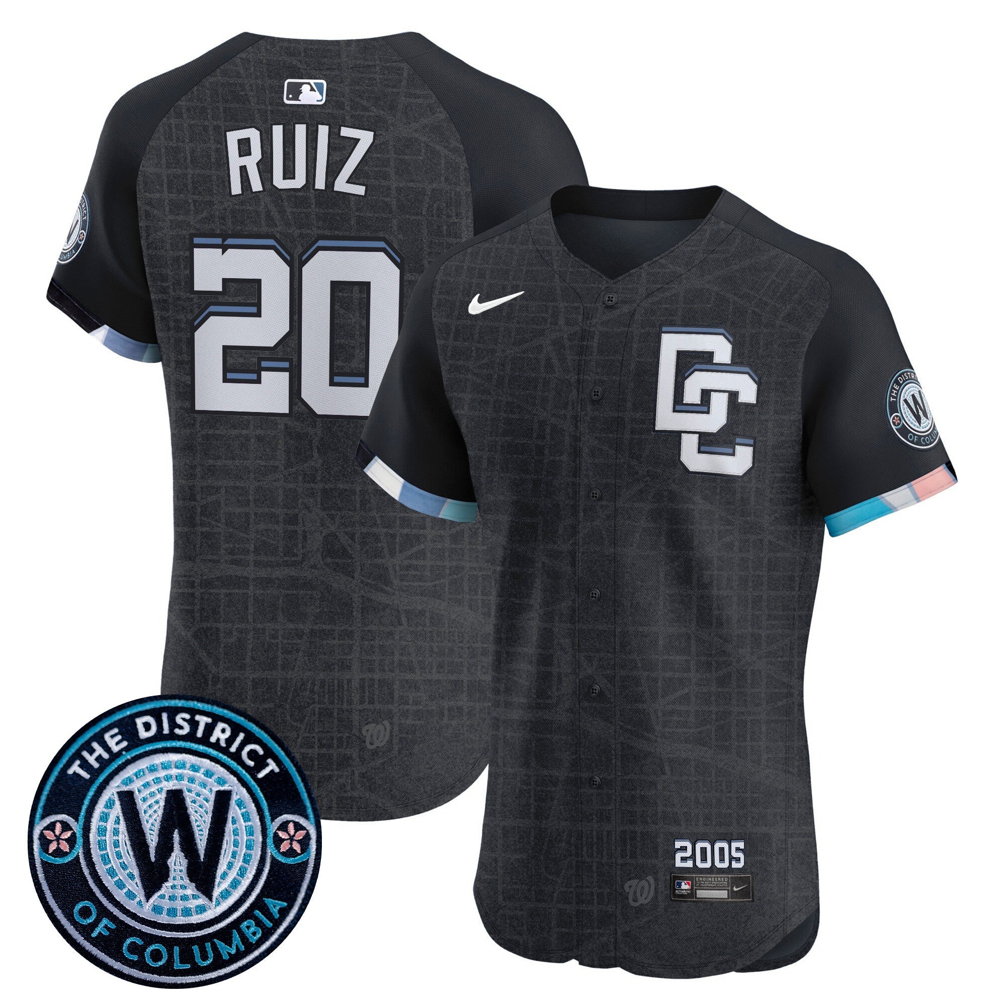 Men’s Washington 2025 City Connect Vapor Premier Elite Jersey – Stitched