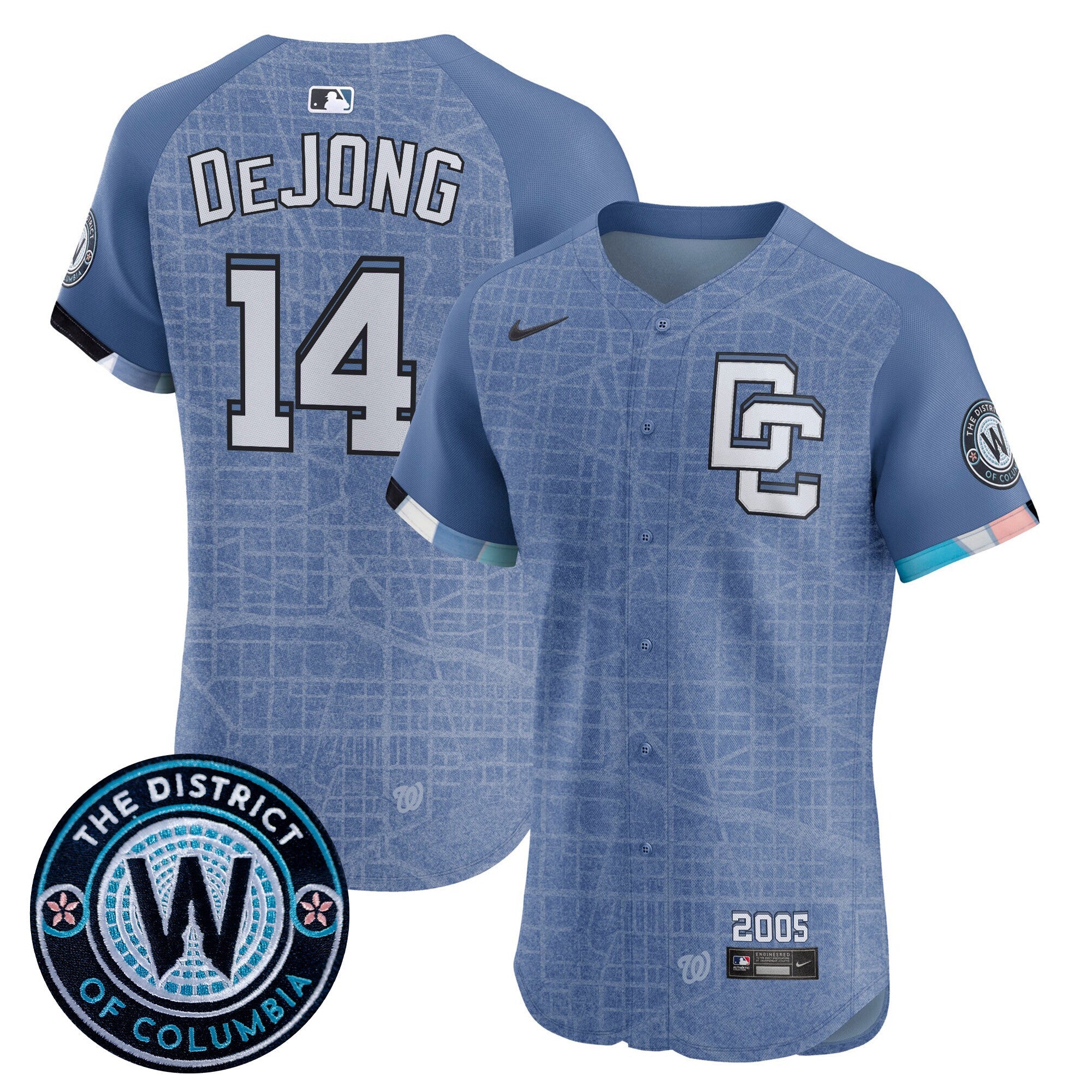 Men’s Washington 2025 City Connect Vapor Premier Elite Jersey – Stitched