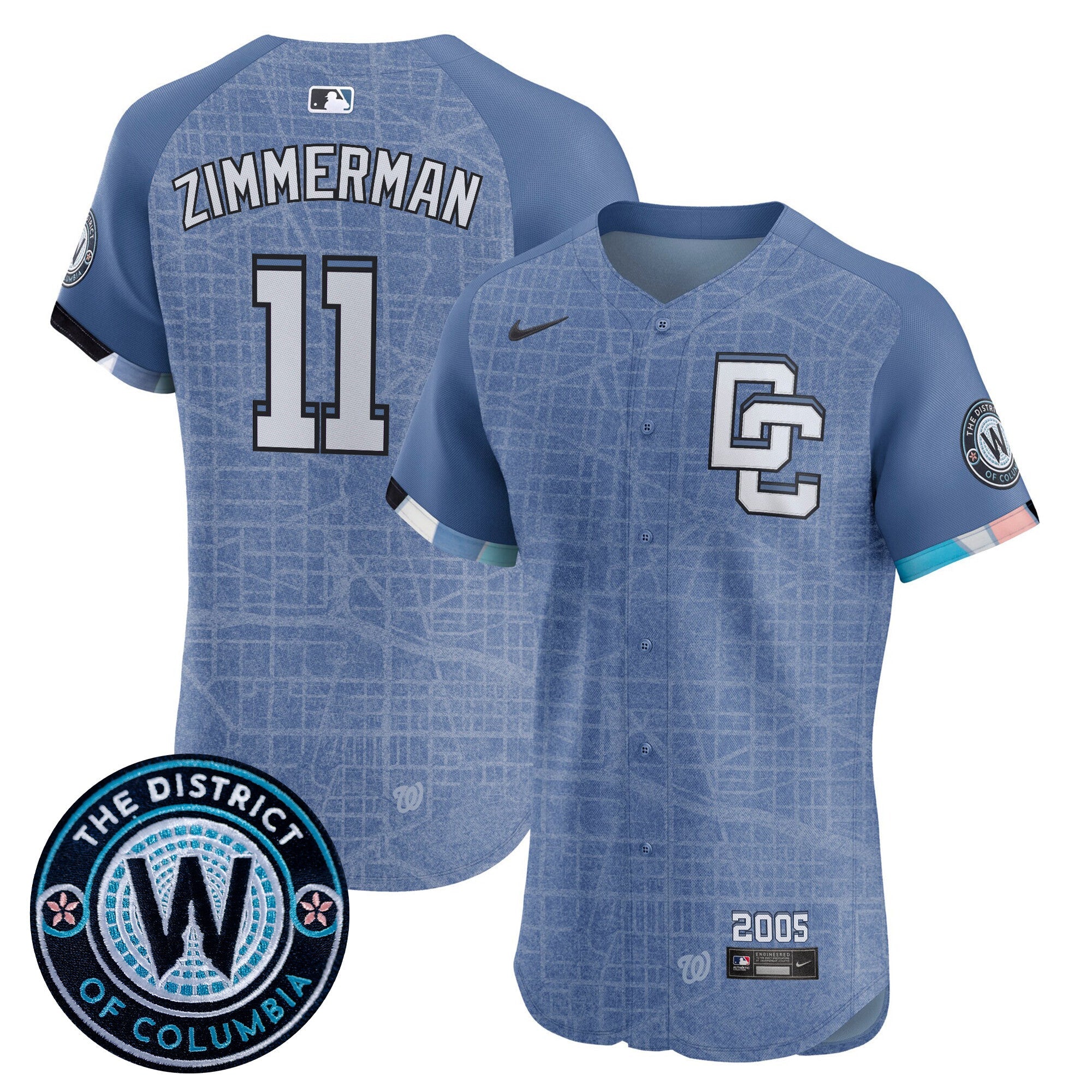 Men’s Washington 2025 City Connect Vapor Premier Elite Jersey – Stitched