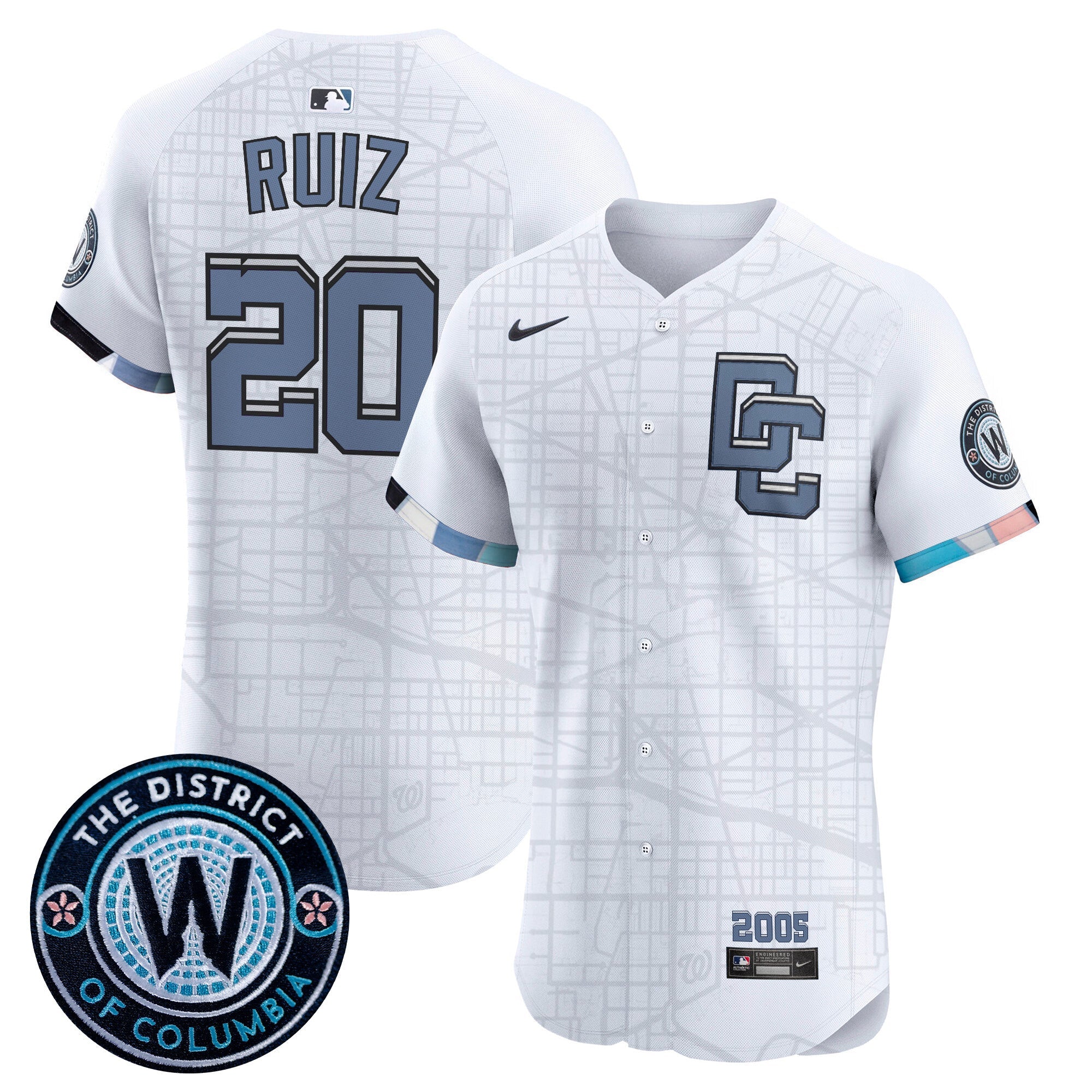 Men’s Washington 2025 City Connect Vapor Premier Elite Jersey – Stitched
