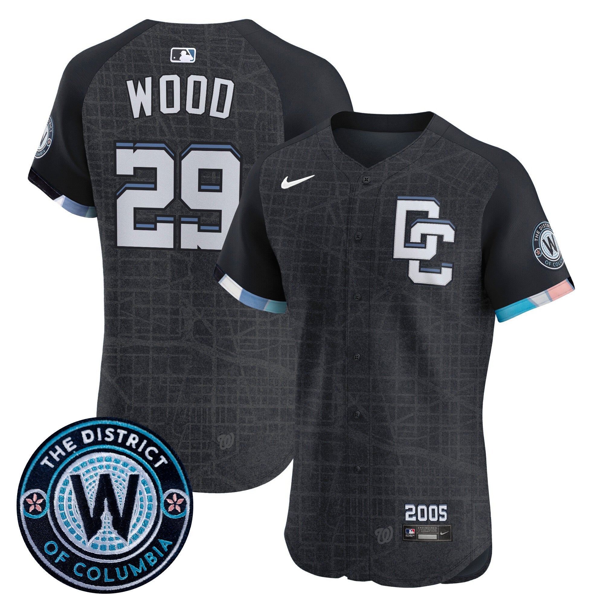 Men’s Washington 2025 City Connect Vapor Premier Elite Jersey – Stitched