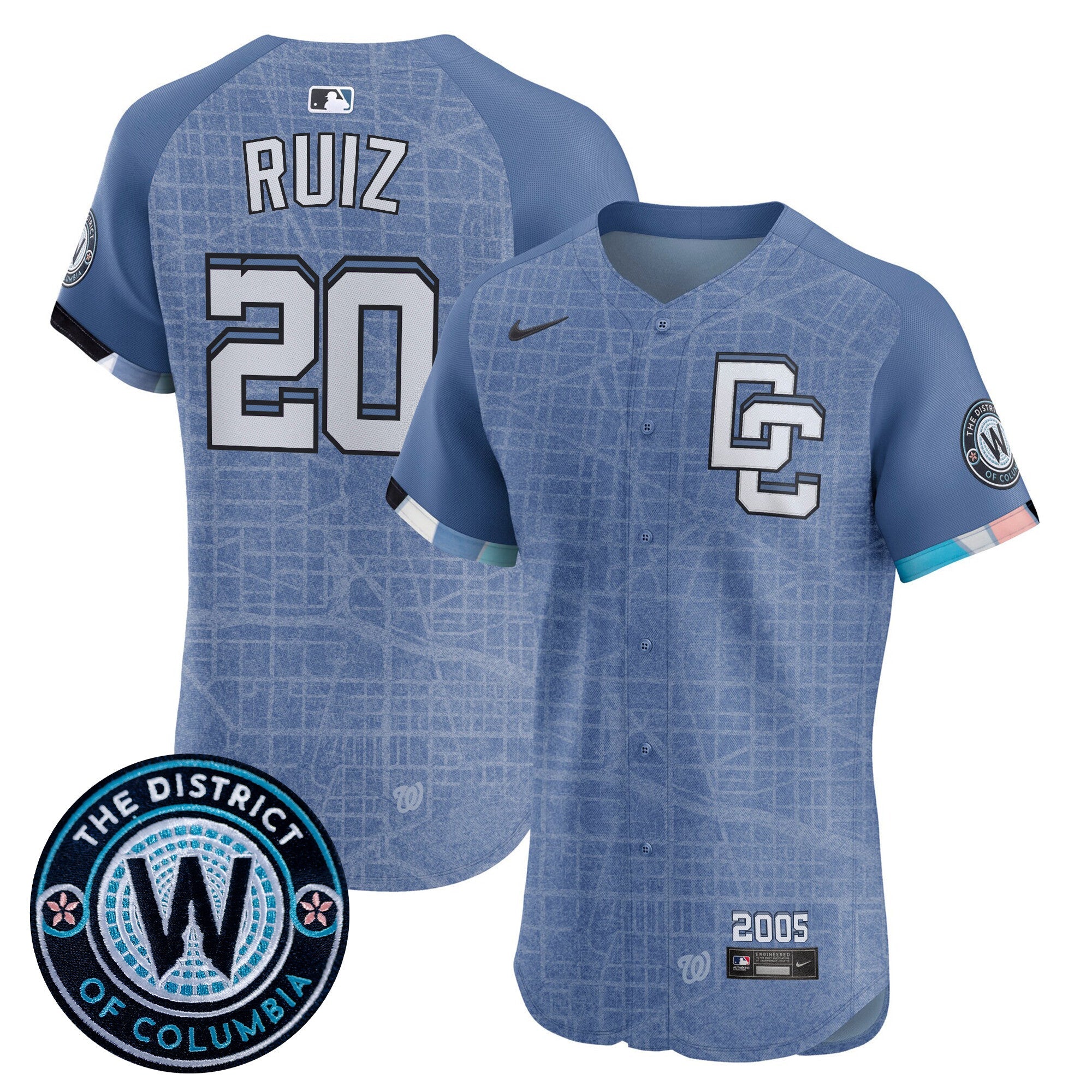 Men’s Washington 2025 City Connect Vapor Premier Elite Jersey – Stitched