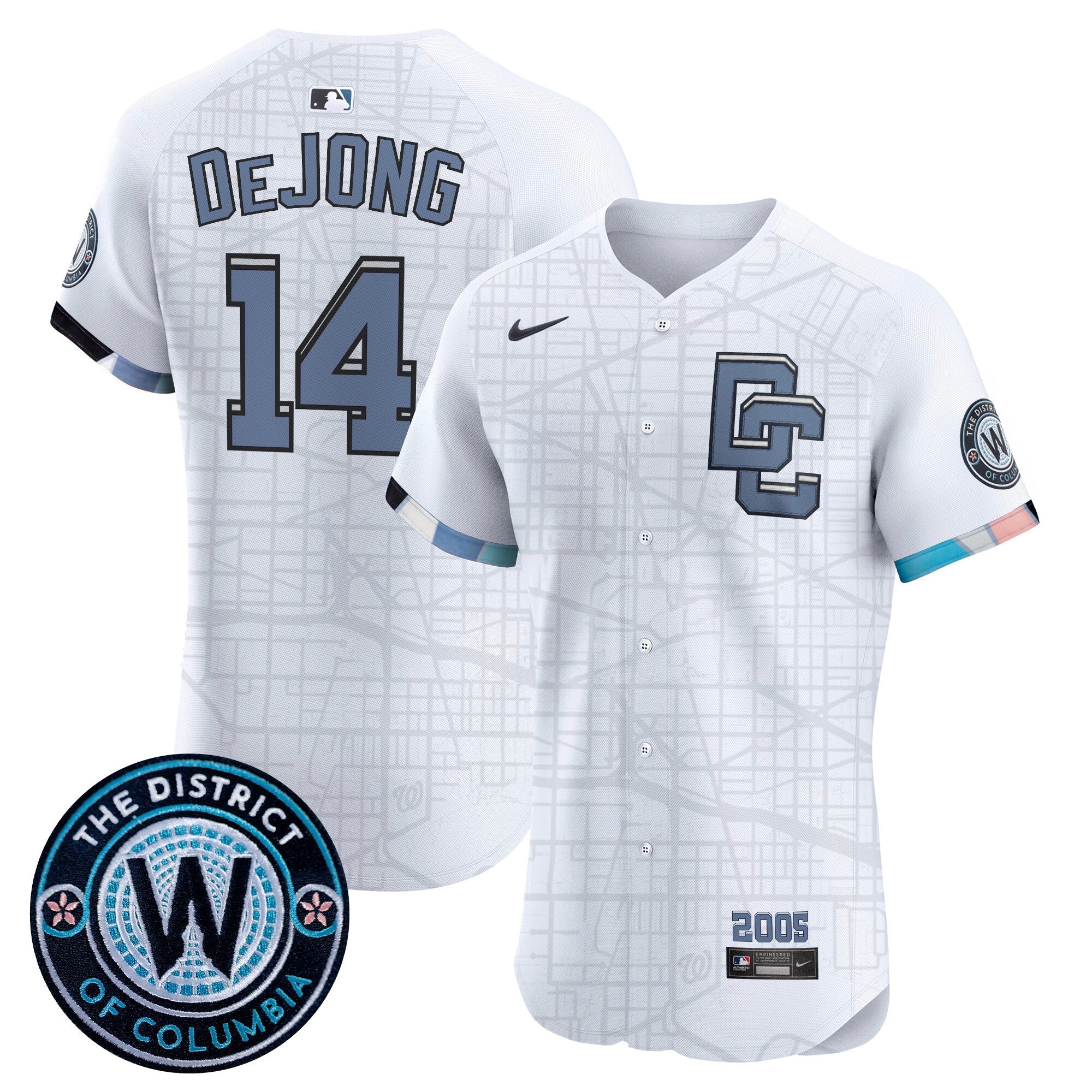 Men’s Washington 2025 City Connect Vapor Premier Elite Jersey – Stitched
