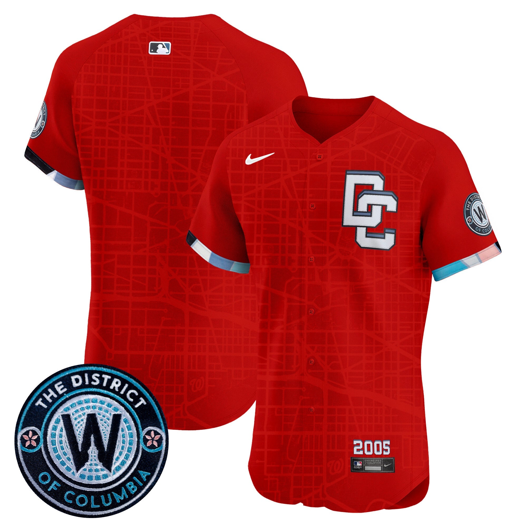 Men’s Washington 2025 City Connect Vapor Premier Elite Jersey – Stitched